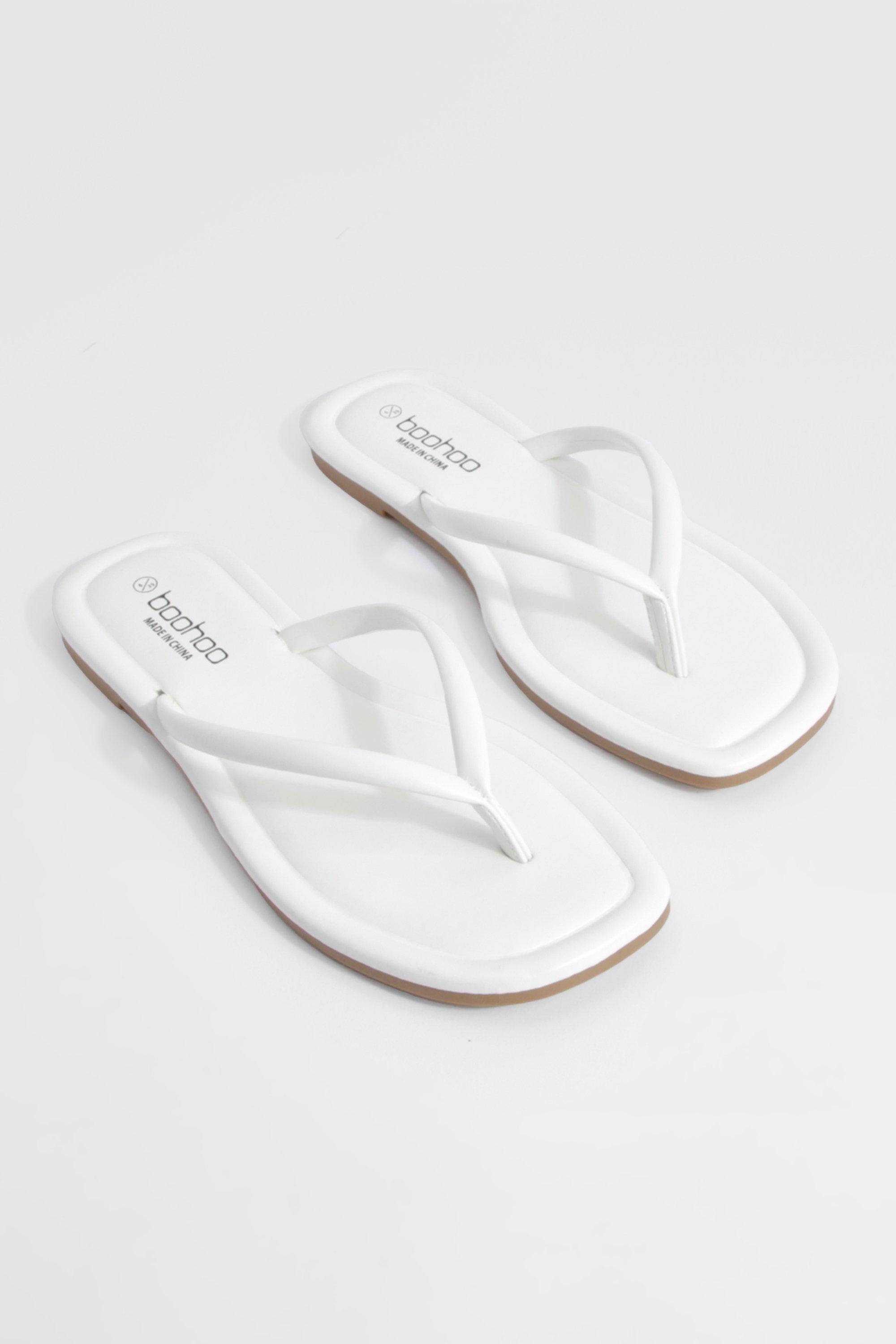Womens wide fit flip flops top