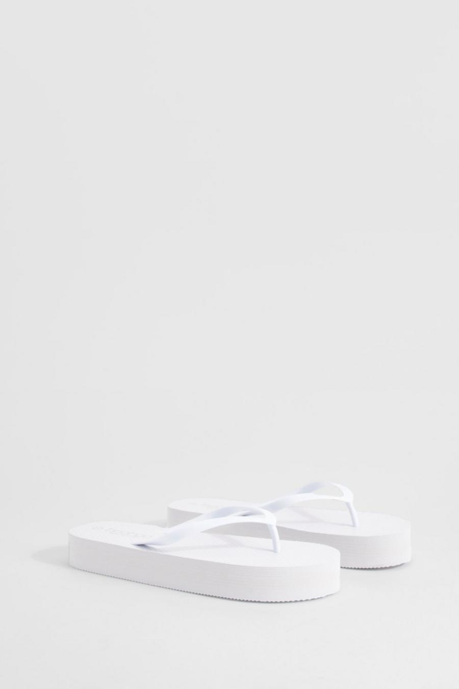 Sandales à plateforme, White