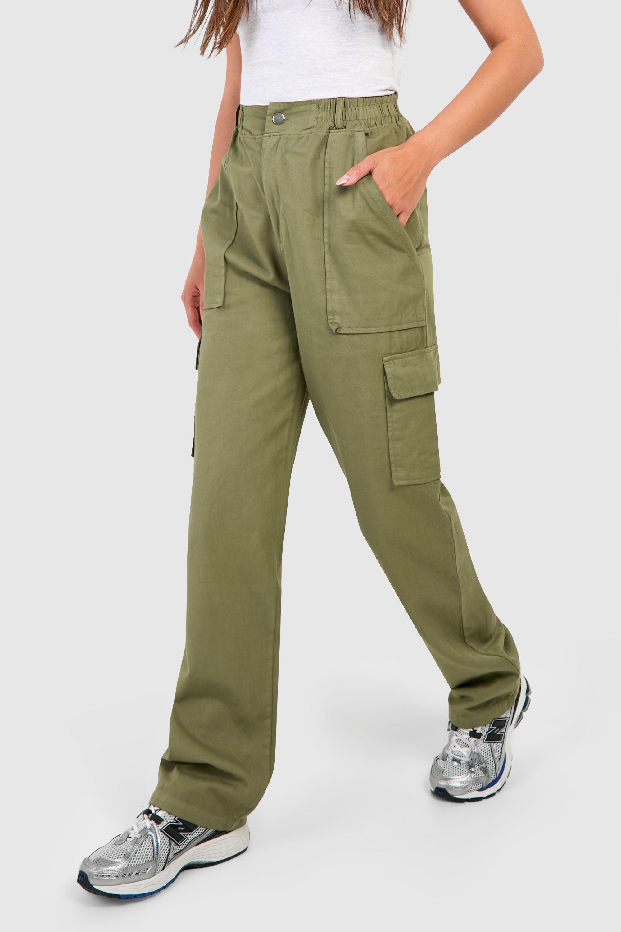 Women's Washed Cargo Trouser