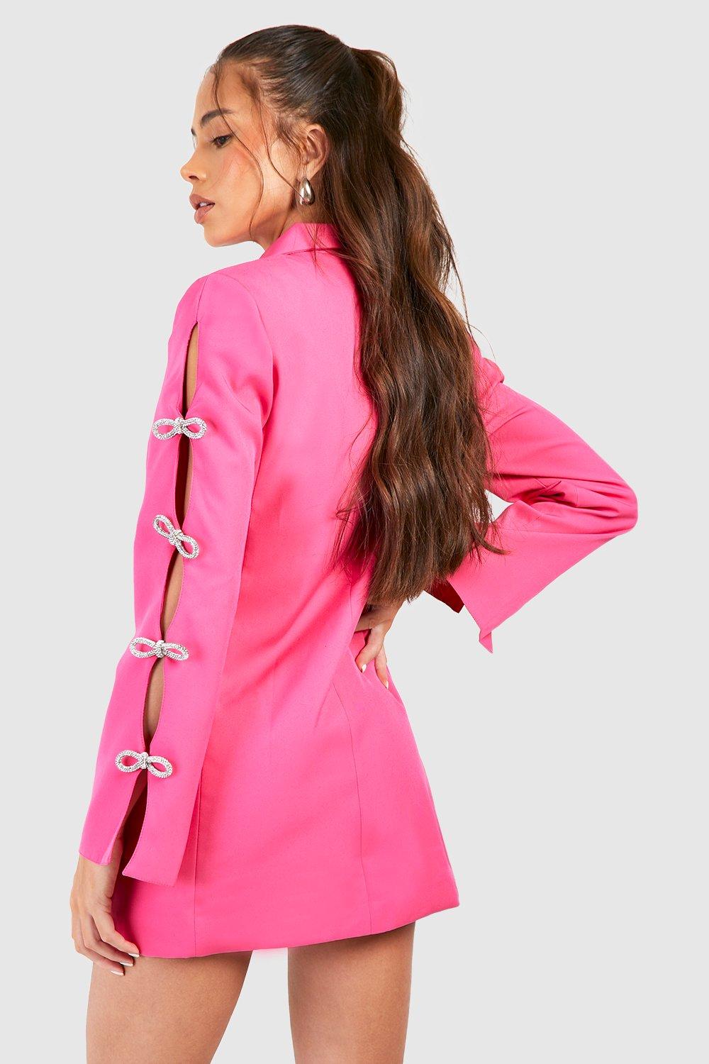 Pink blazer outlet missguided