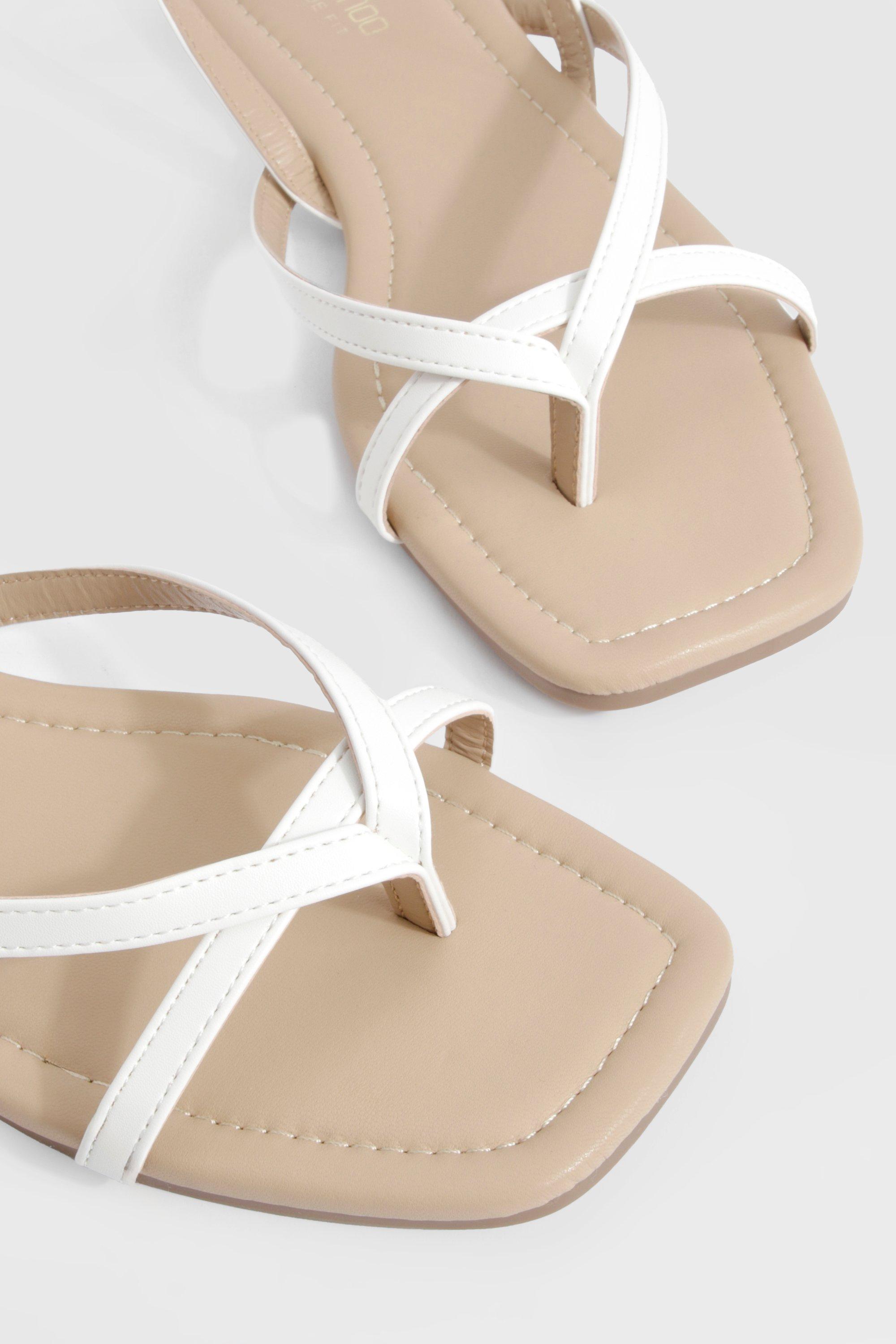 Wide Fit Toe Post 2 Part Sandals boohoo CA
