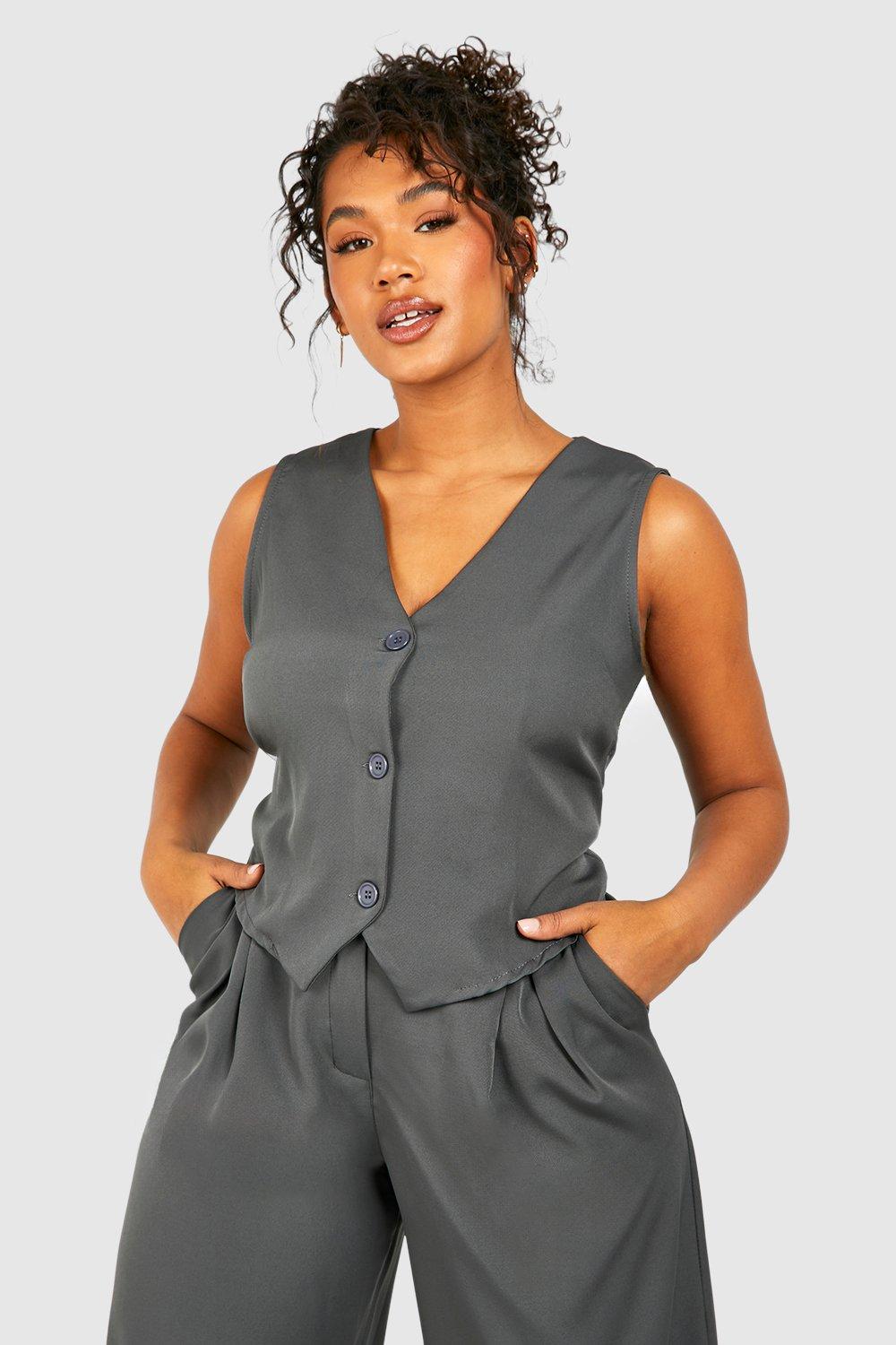 Plus size womens waistcoats outlet