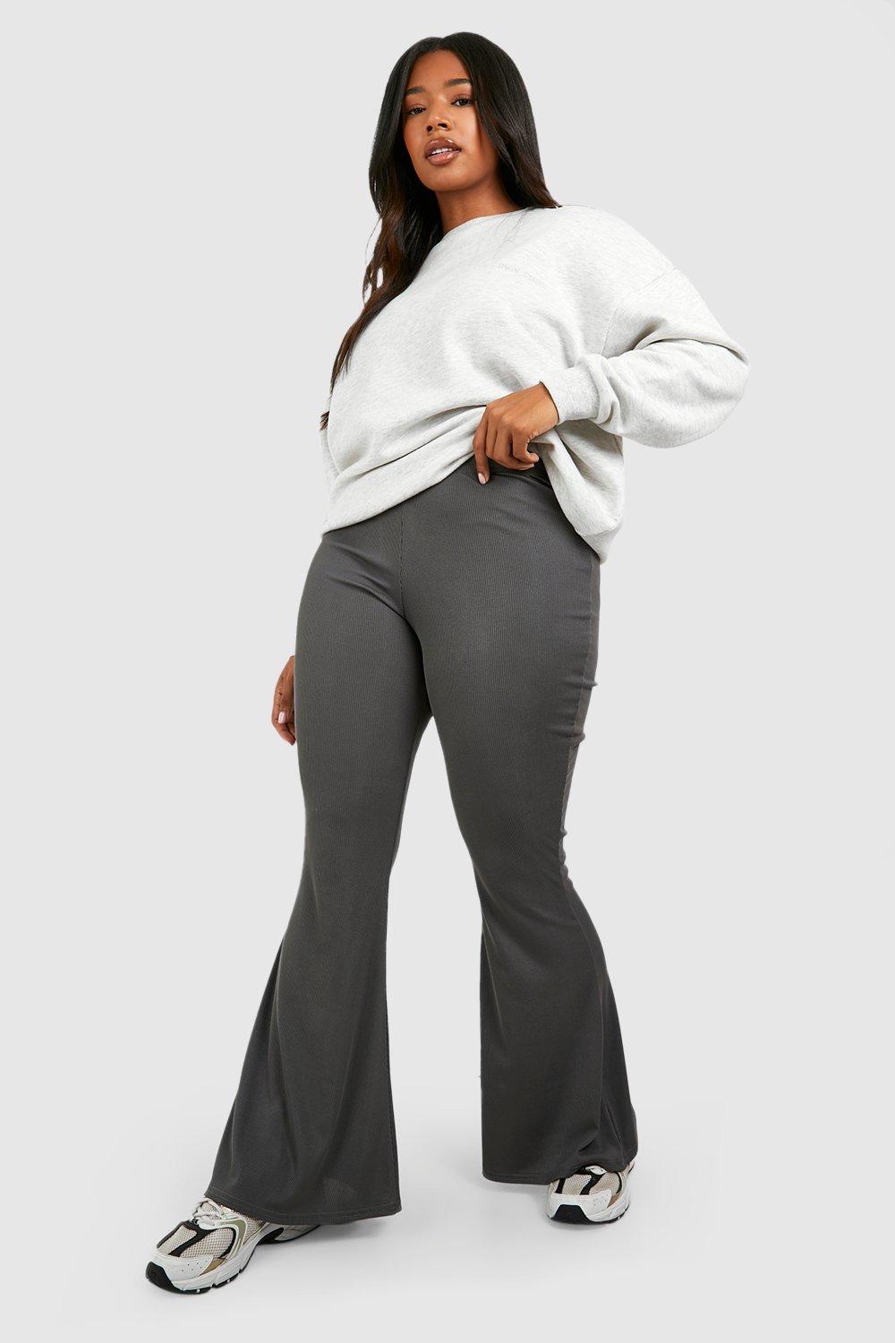 Grey on sale flare pants