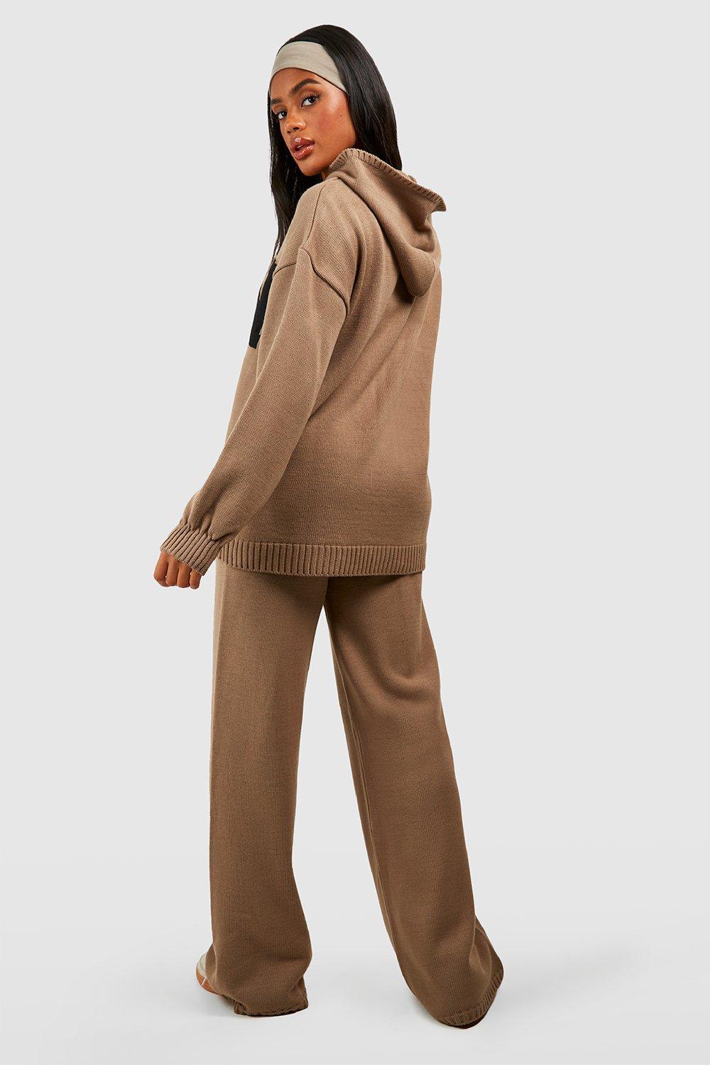 Oversized Hoodie Sets with Wide Leg Pants for Women Sportswear