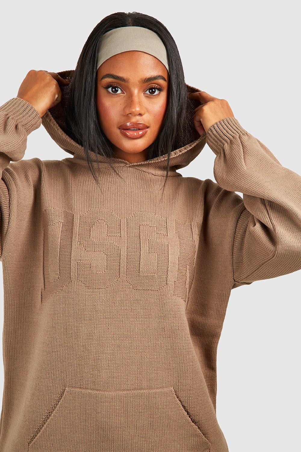 Oversized best sale stitch hoodie