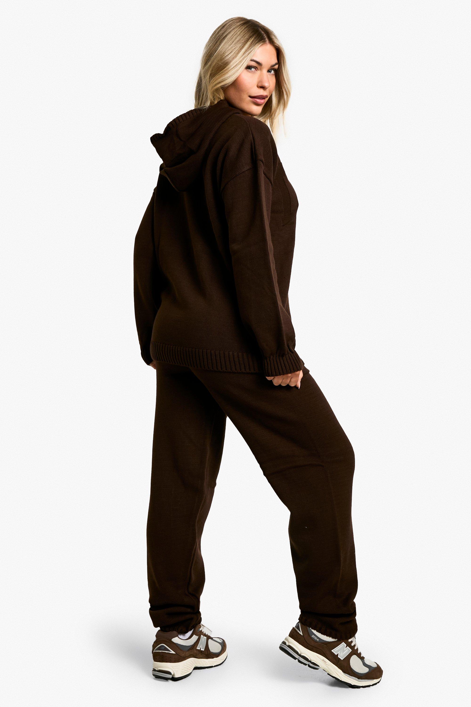 Dsgn Reverse Stitch Oversized Hoody And Jogger Set