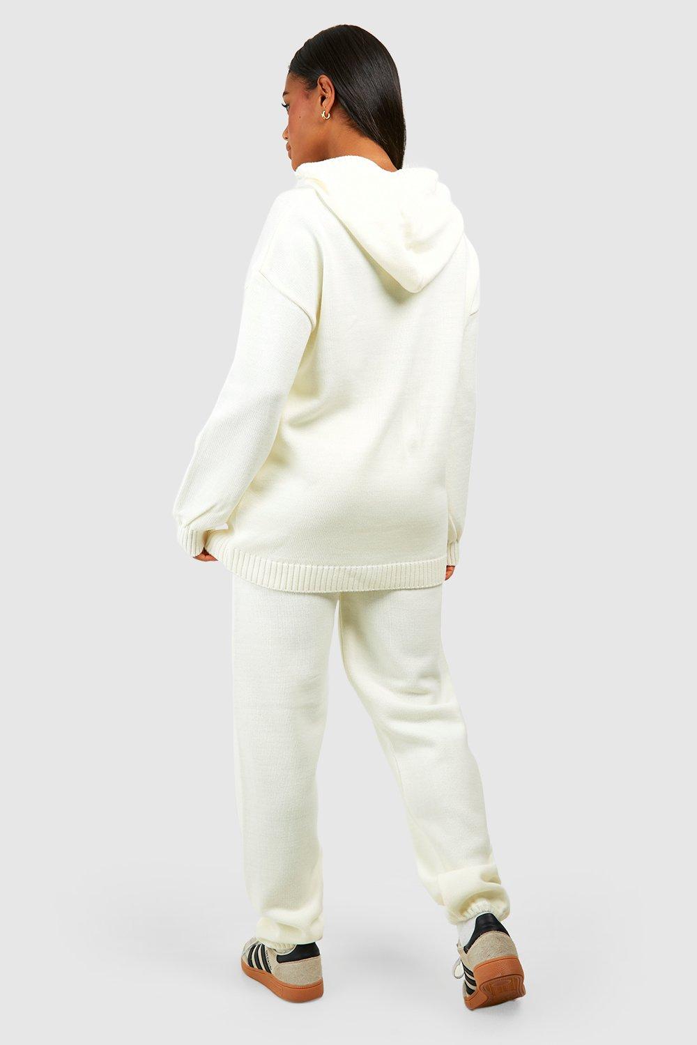 Dsgn Reverse Stitch Oversized Hoody And Jogger Set