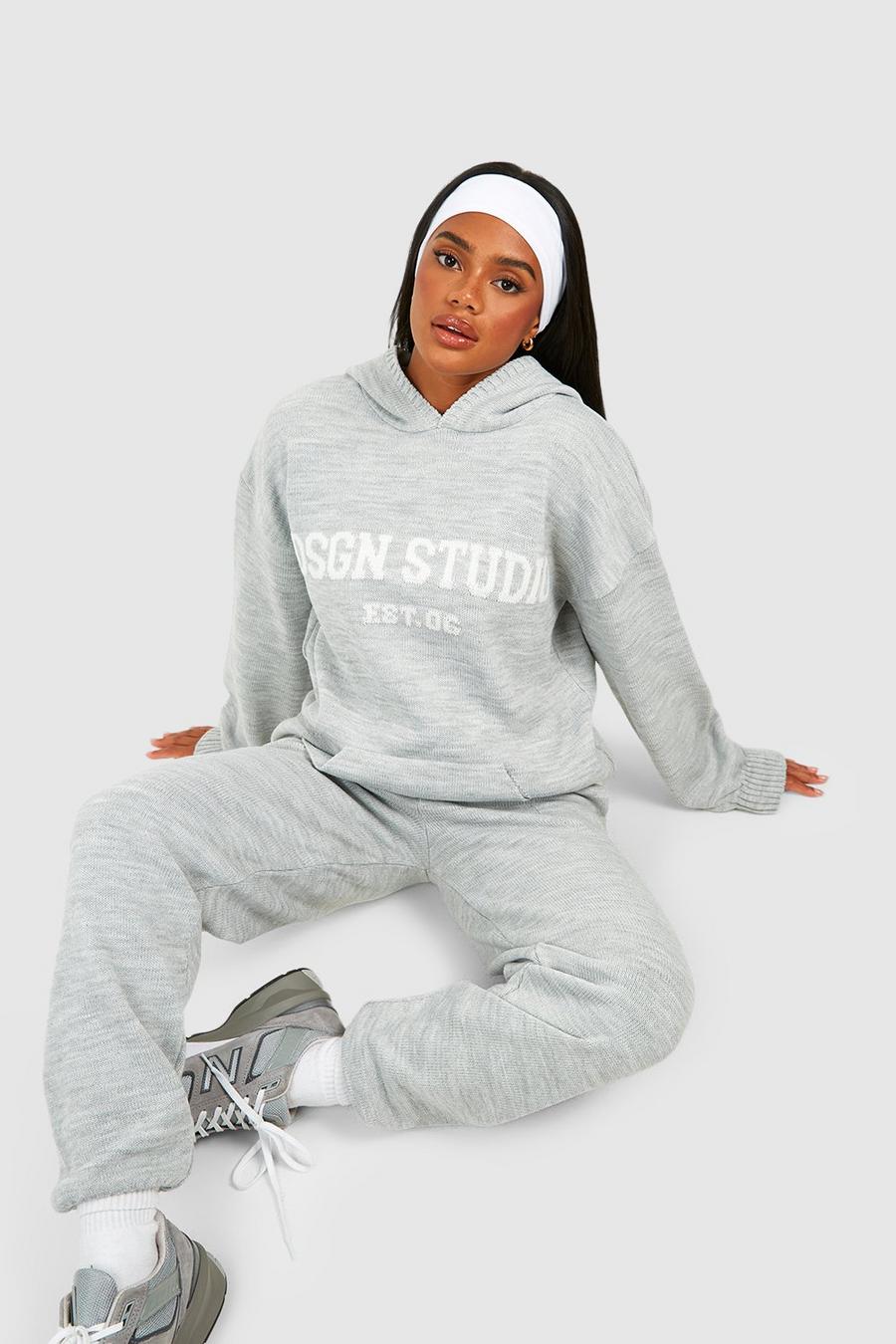 Grey Dsgn Studio Oversized Hoody And Jogger Set image number 1