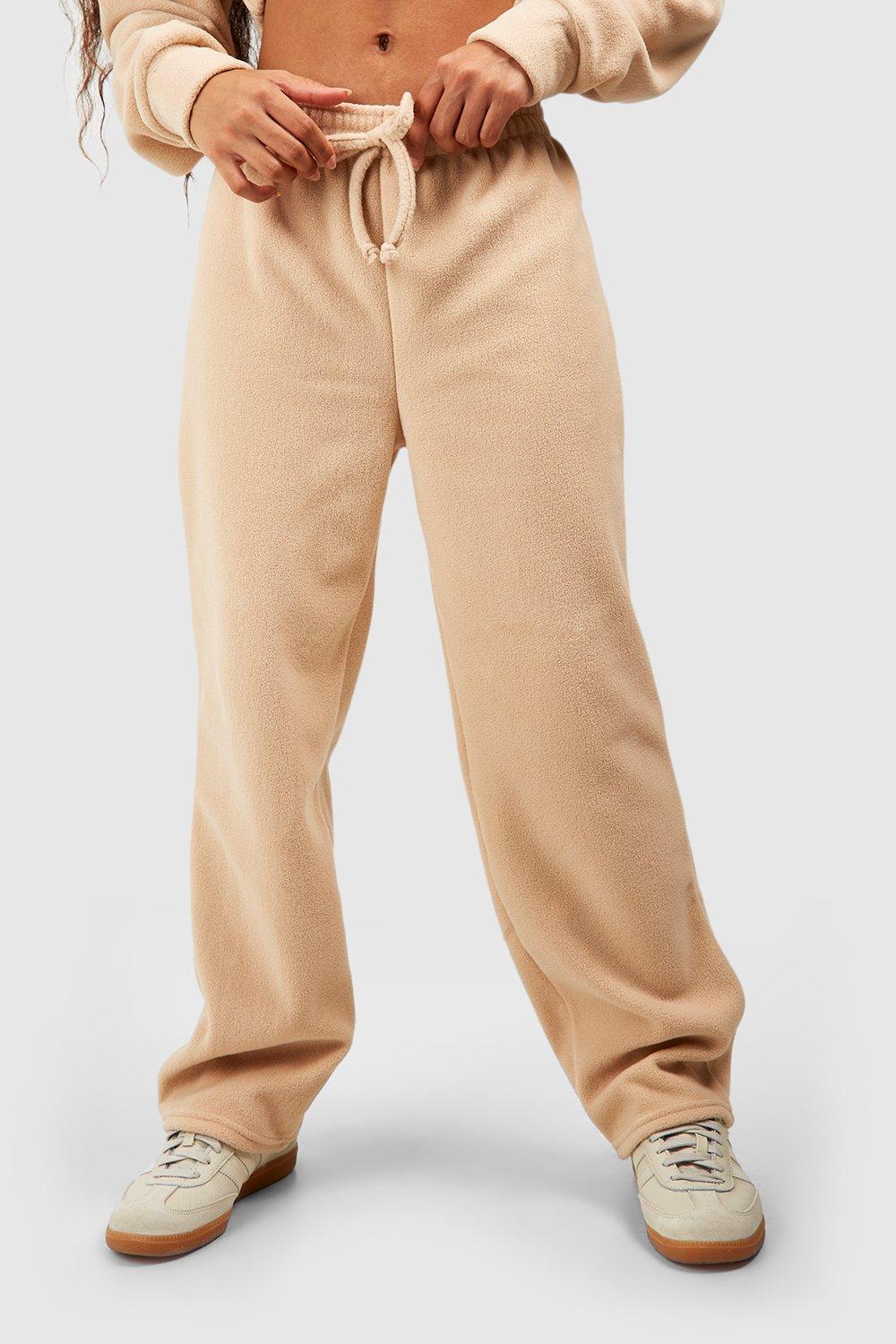 Petite Fleece Straight Leg Jogger