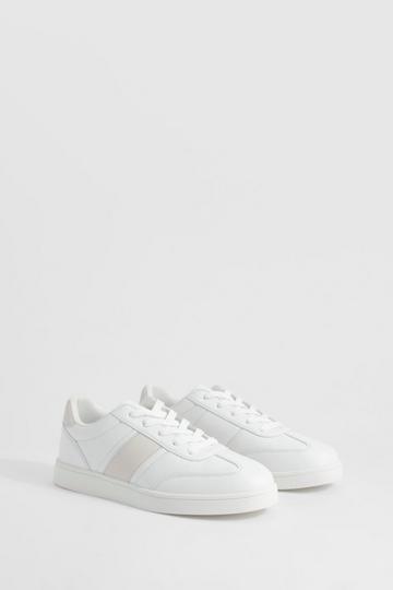 Gum Sole Stripe Trainers white_sand