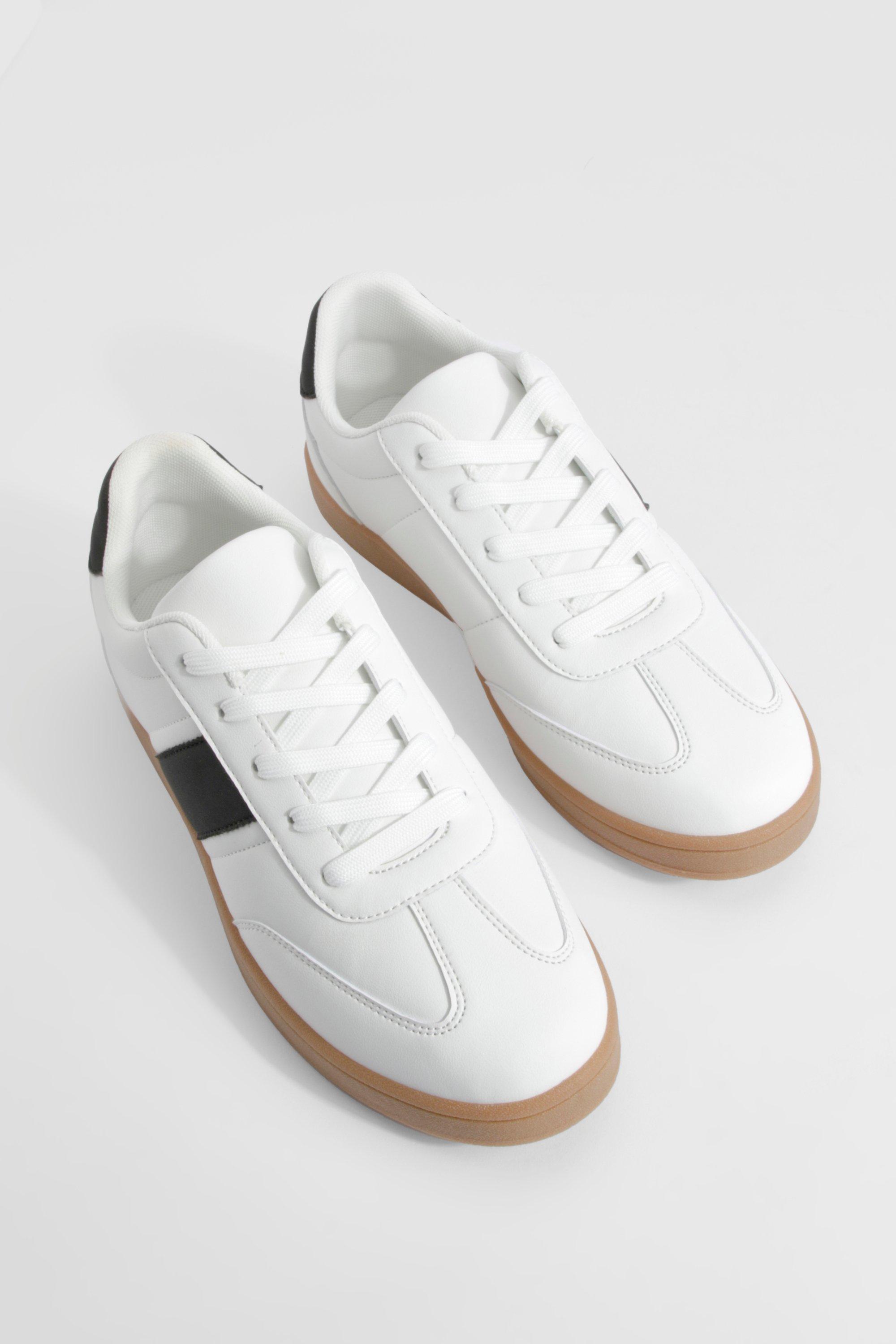 Gum Sole Stripe Trainers