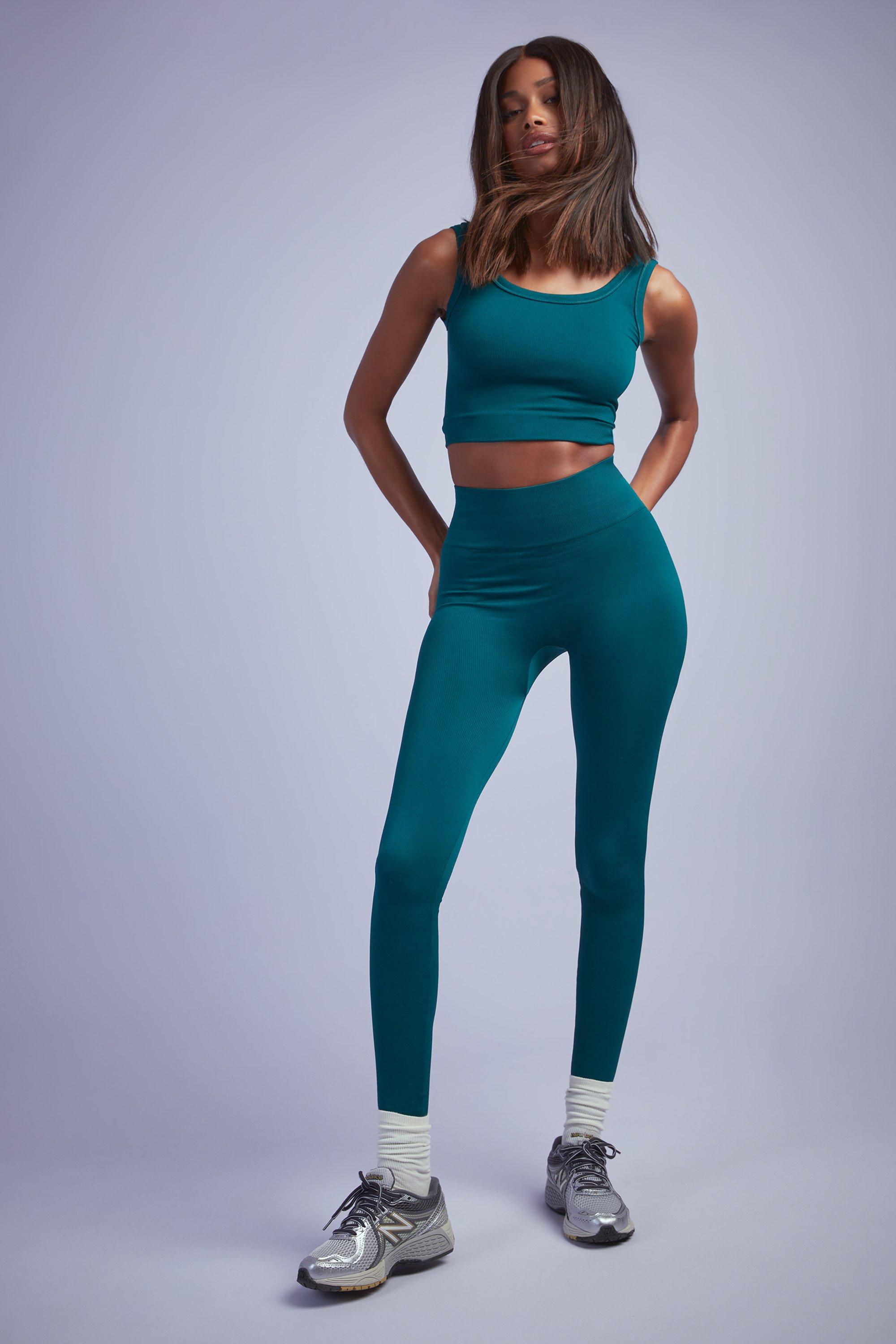 Seamless Rib Thick Binding Crop Top