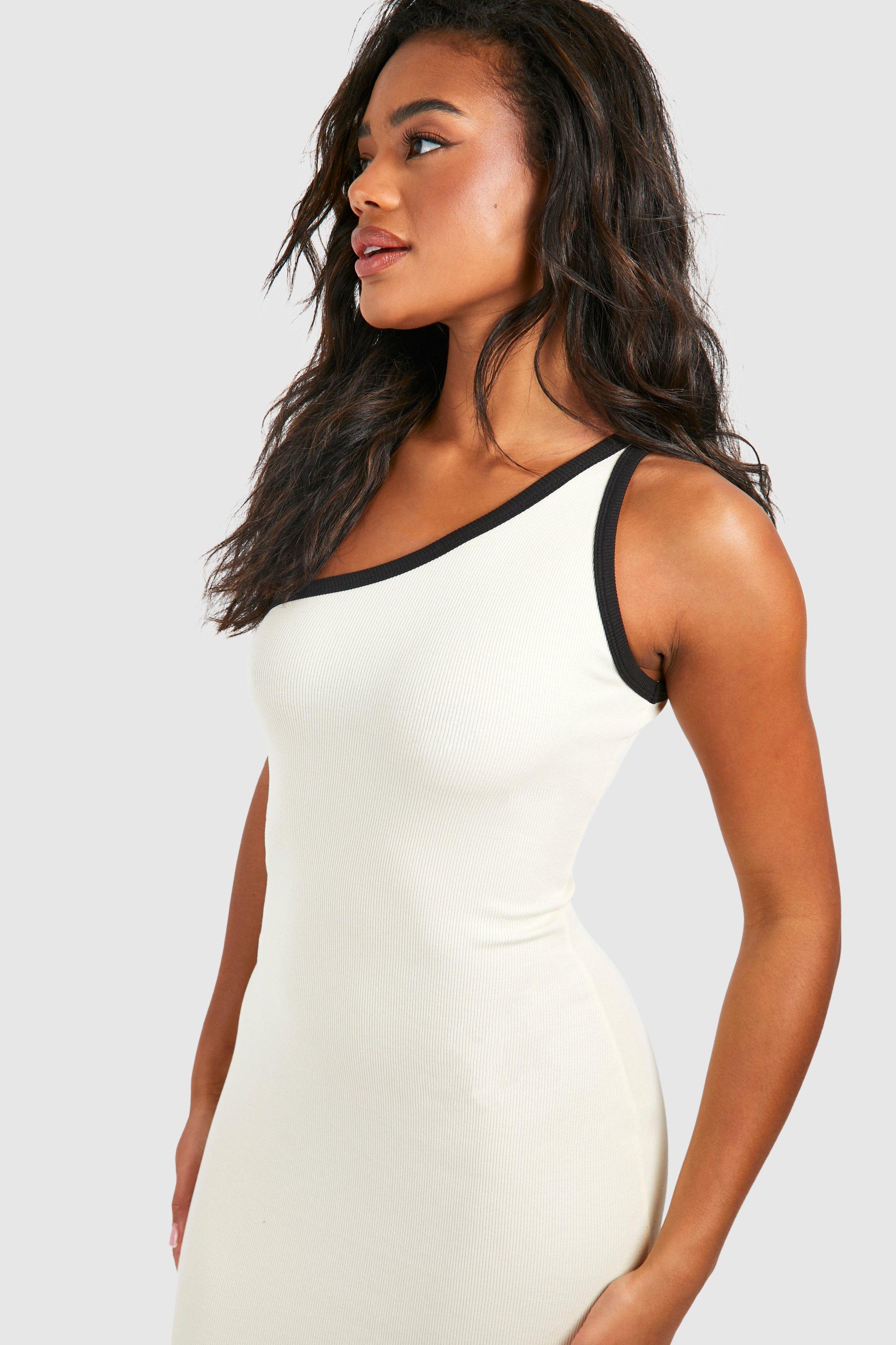 White party hot sale dresses boohoo