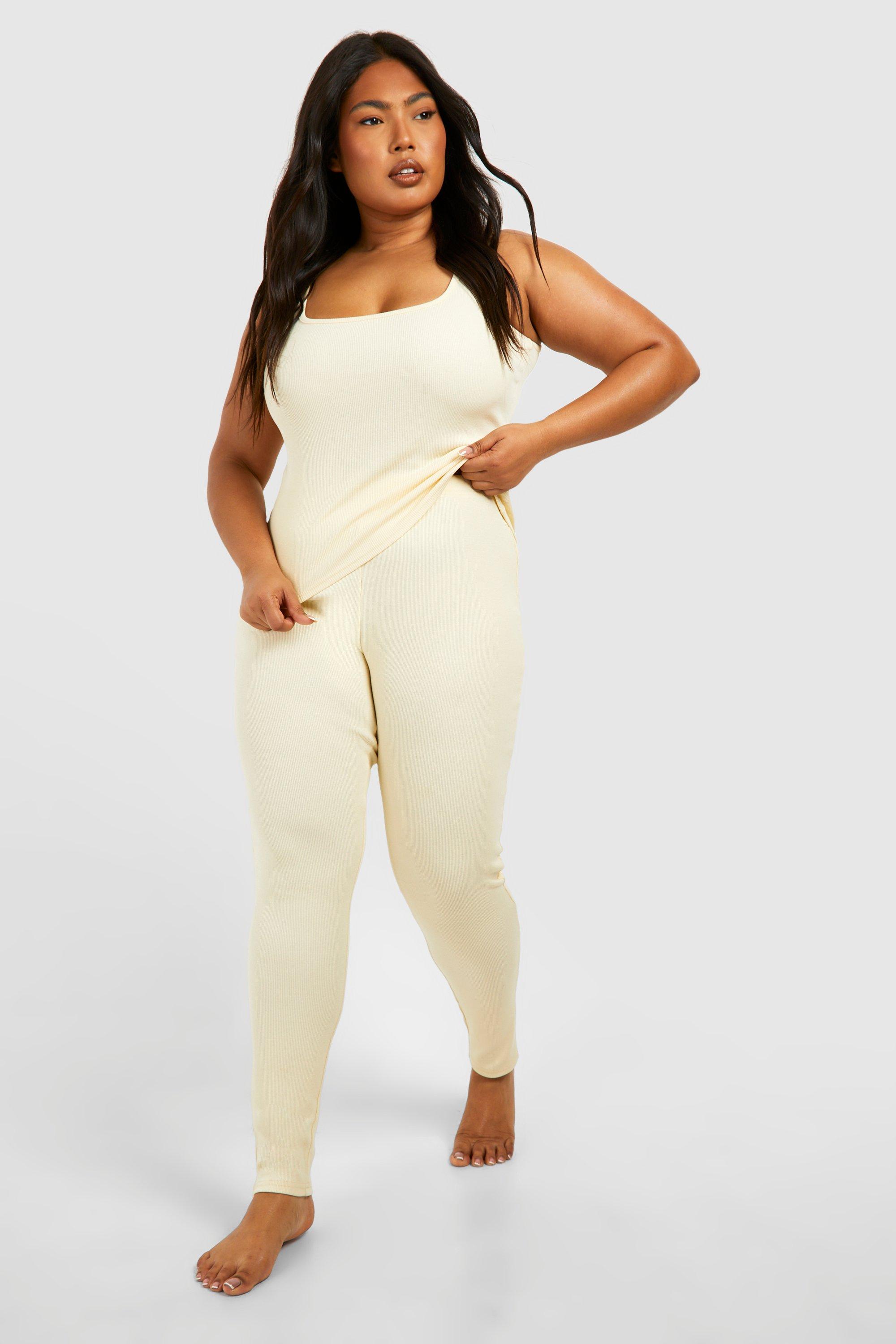 Women's Plus Rib Lounge Leggings