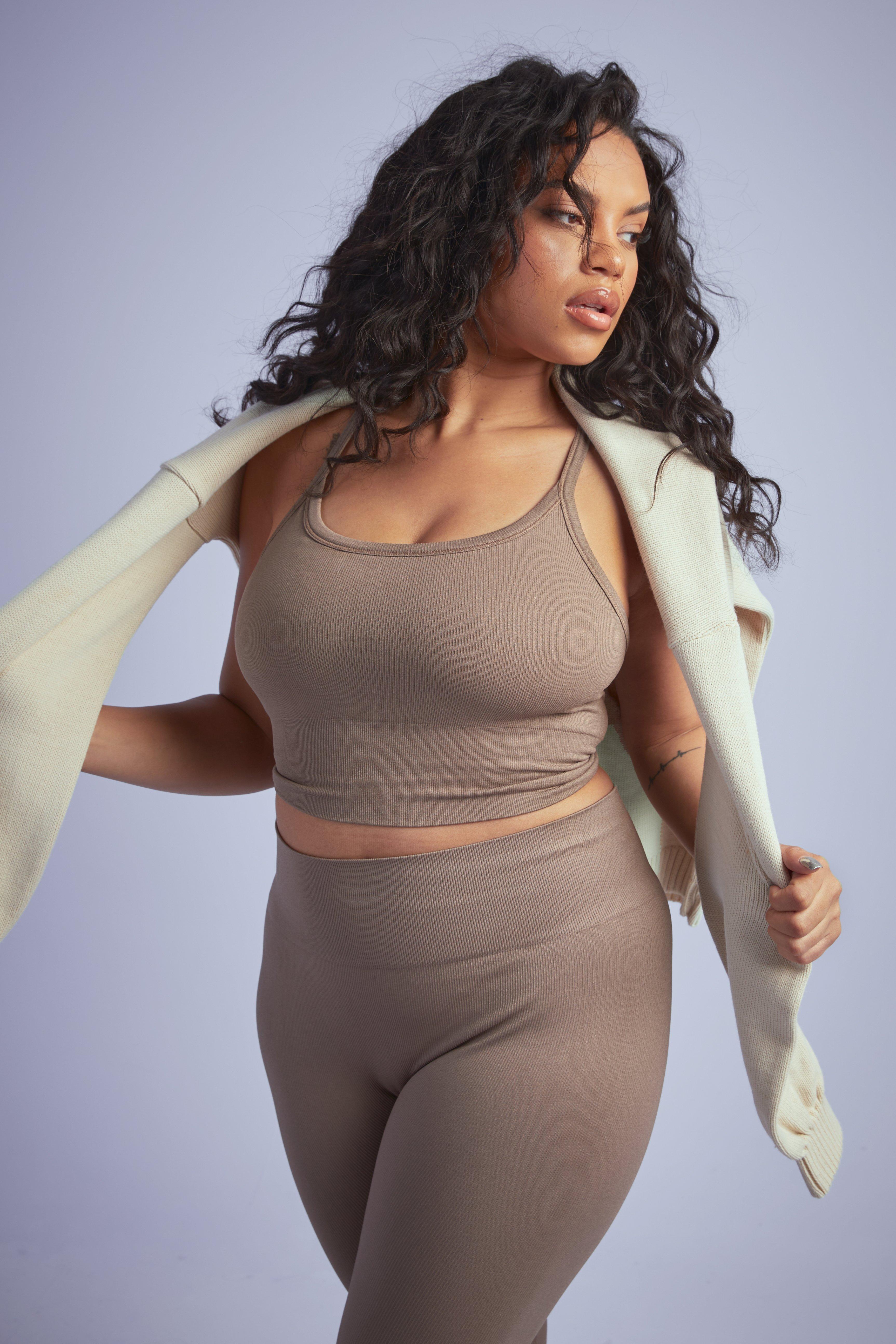 Plus size longline sports bra online