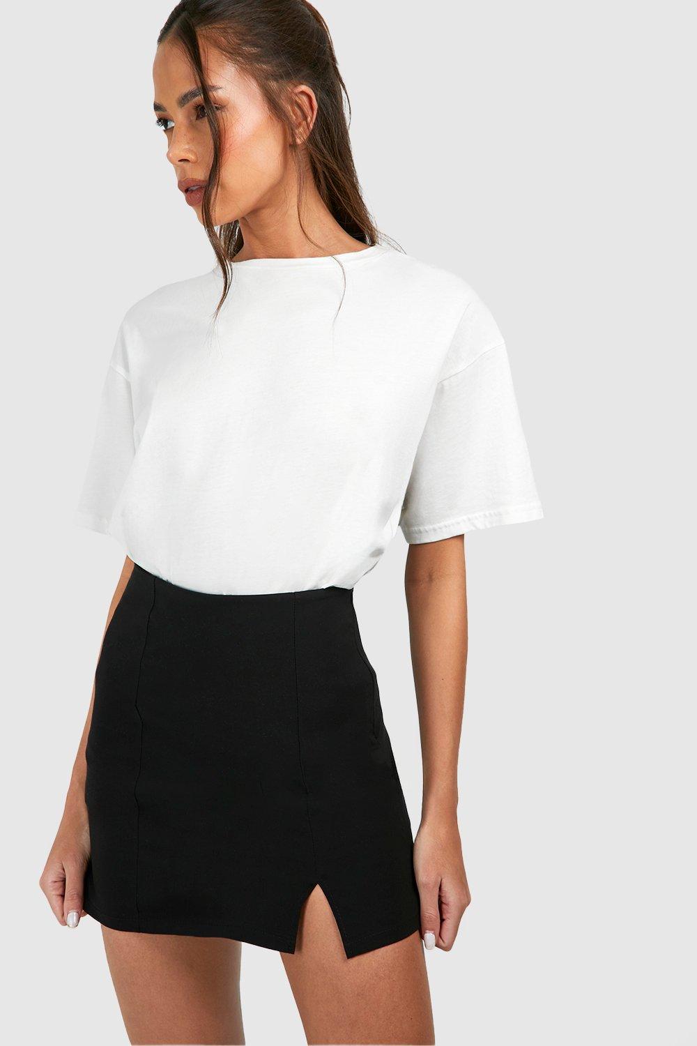 White skort boohoo sale