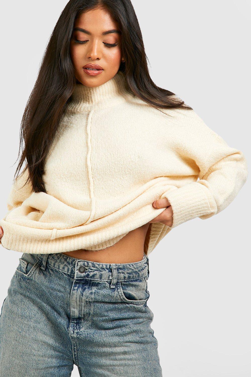 Petite hotsell cream jumper