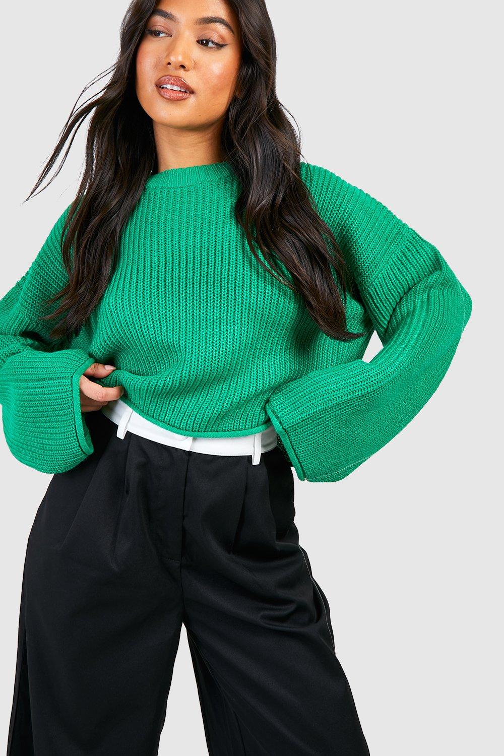 Green crop online jumper