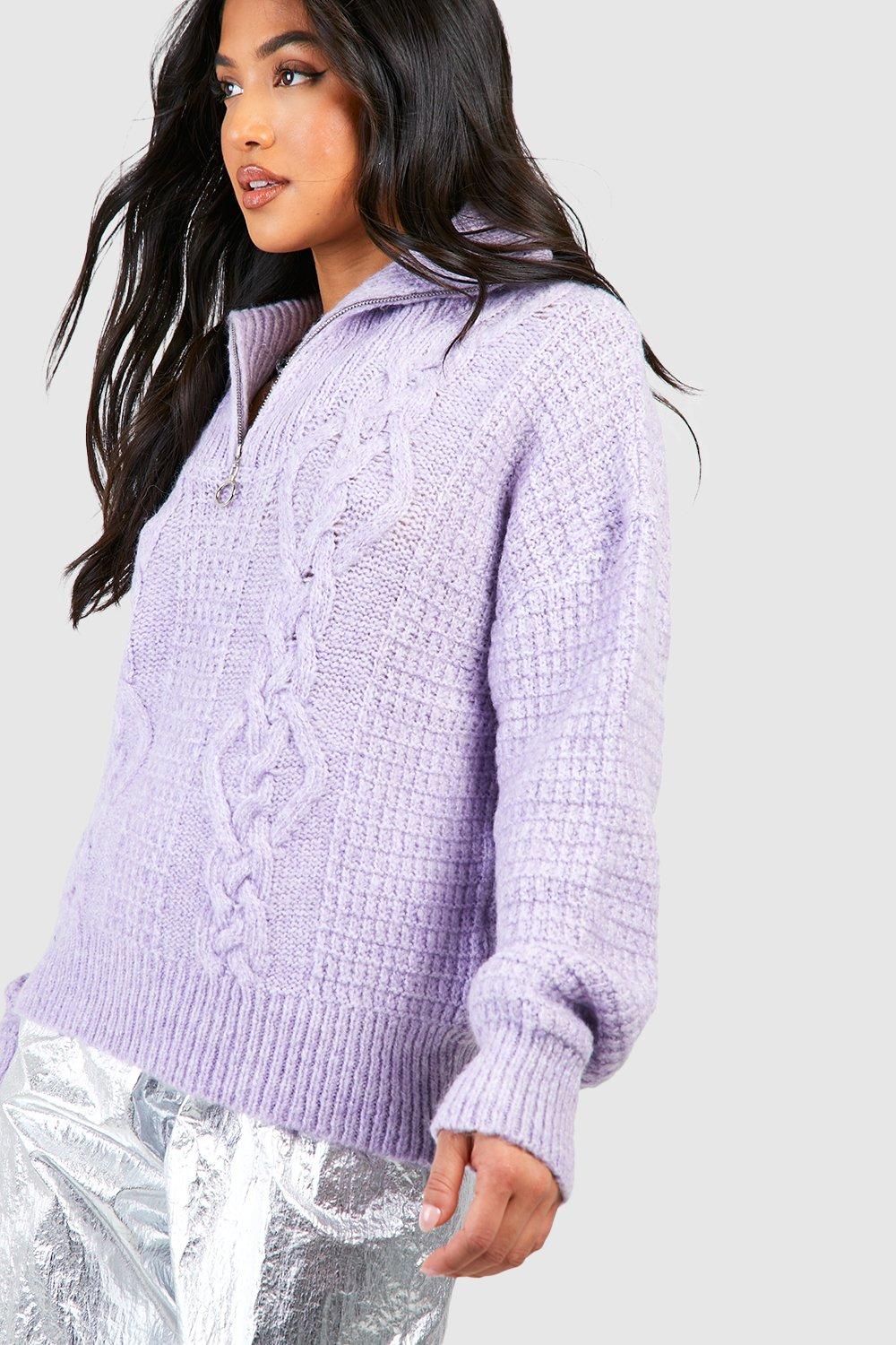 Lilac knit outlet sweater