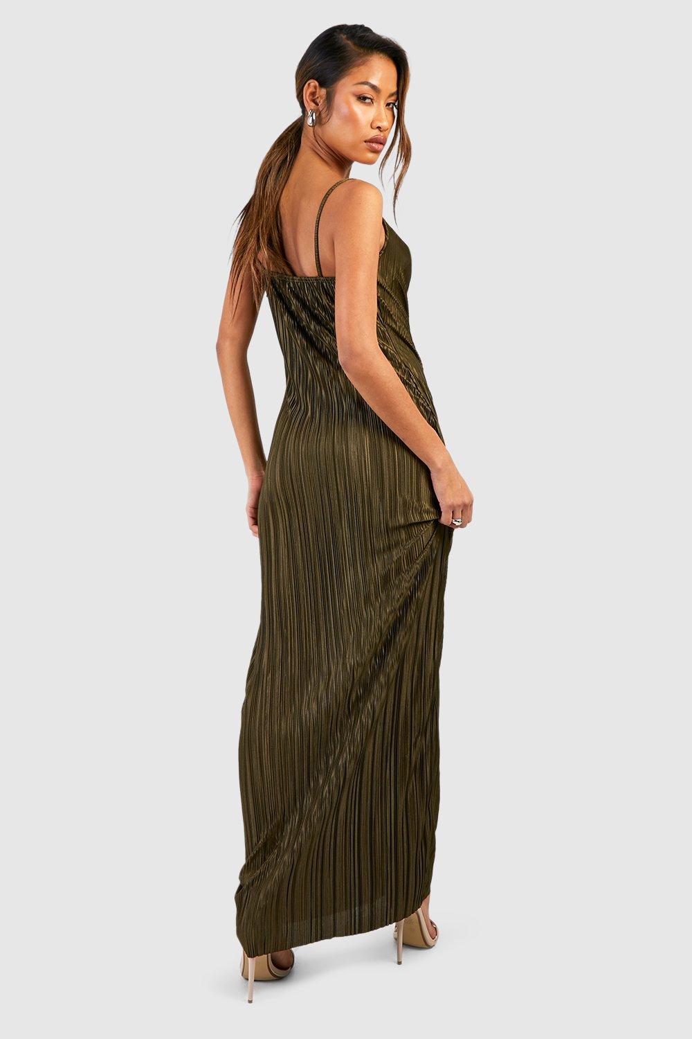 Olive hot sale evening dress