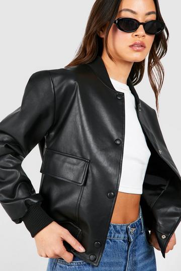 Tall Pu Pocket Bomber black