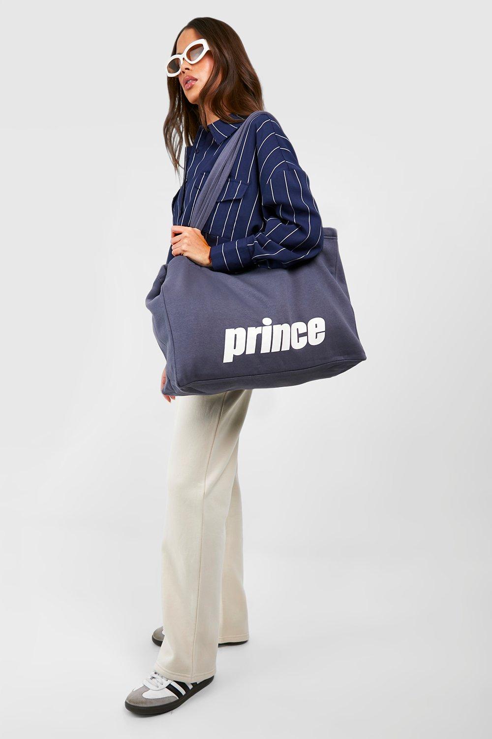 Navy store shopper bag