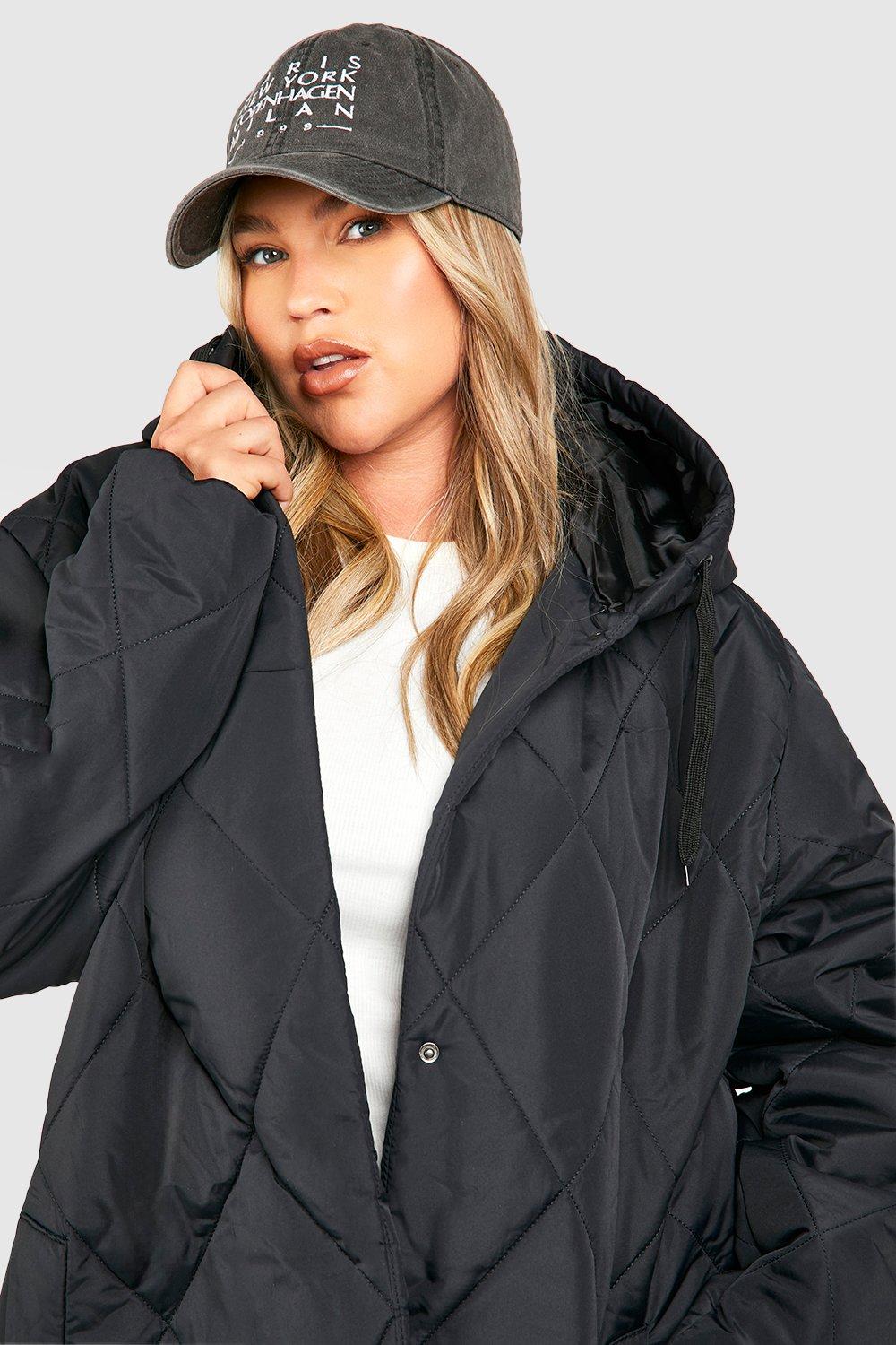 Boohoo on sale black puffer