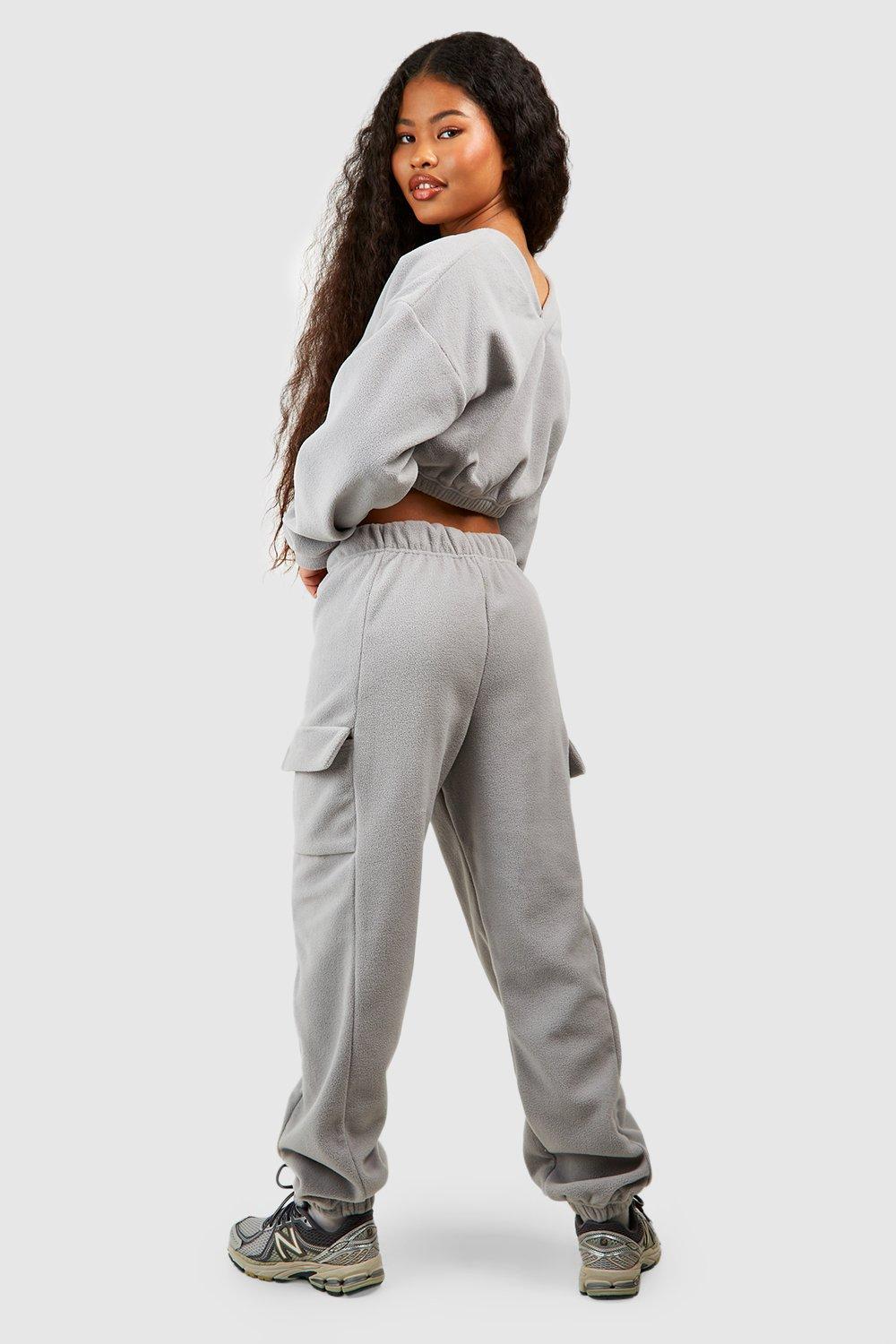 Grey joggers best sale womens petite