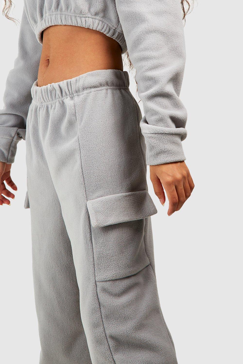 Women's petite fleece pants best sale with pockets