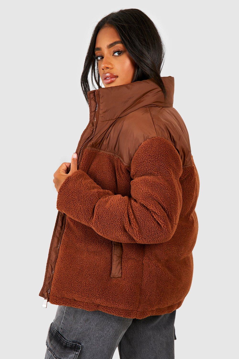 Boohoo oversized puffer on sale jacket