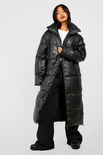 Oversized Maxi Puffer Coat black