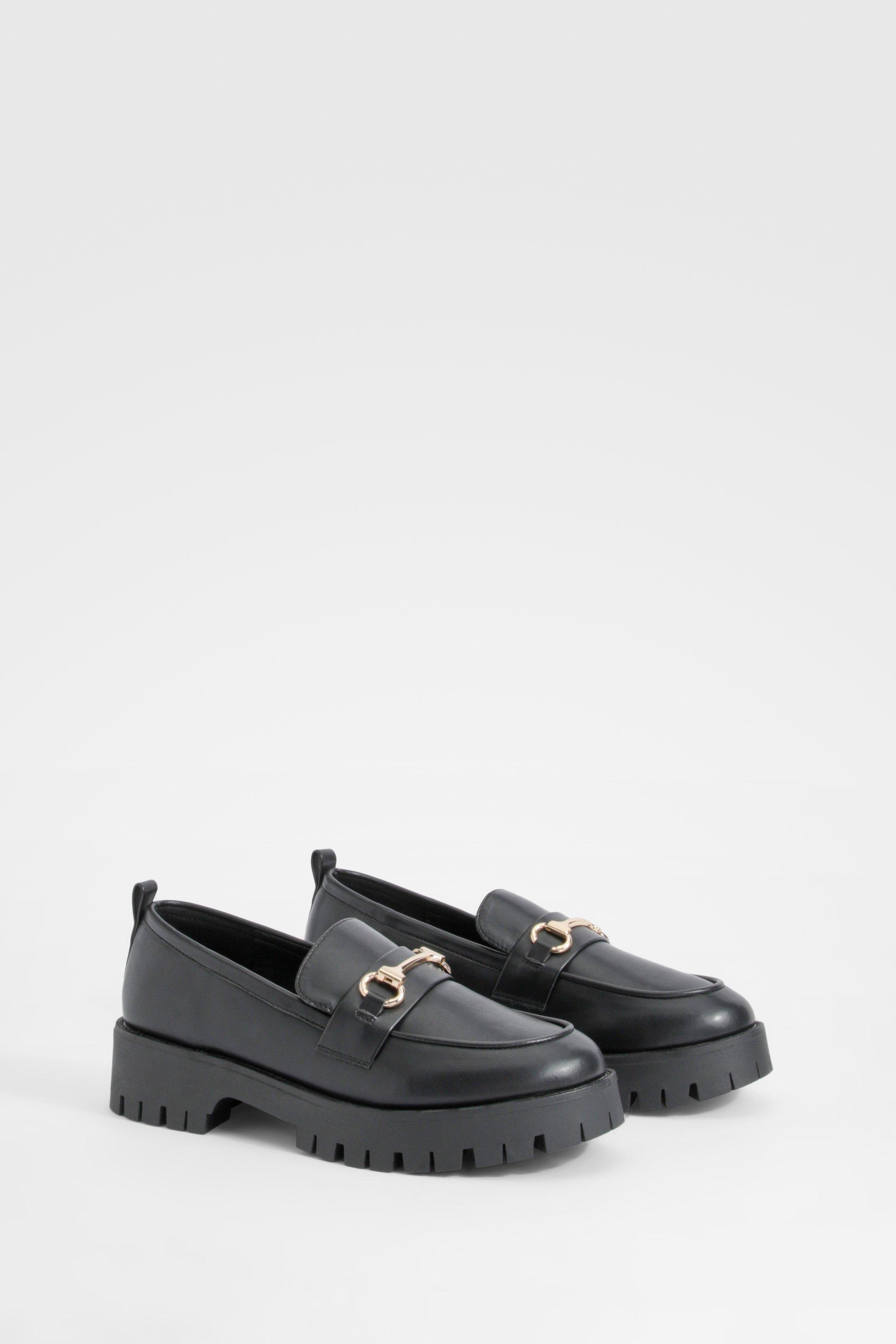 wide fit chunky loafers