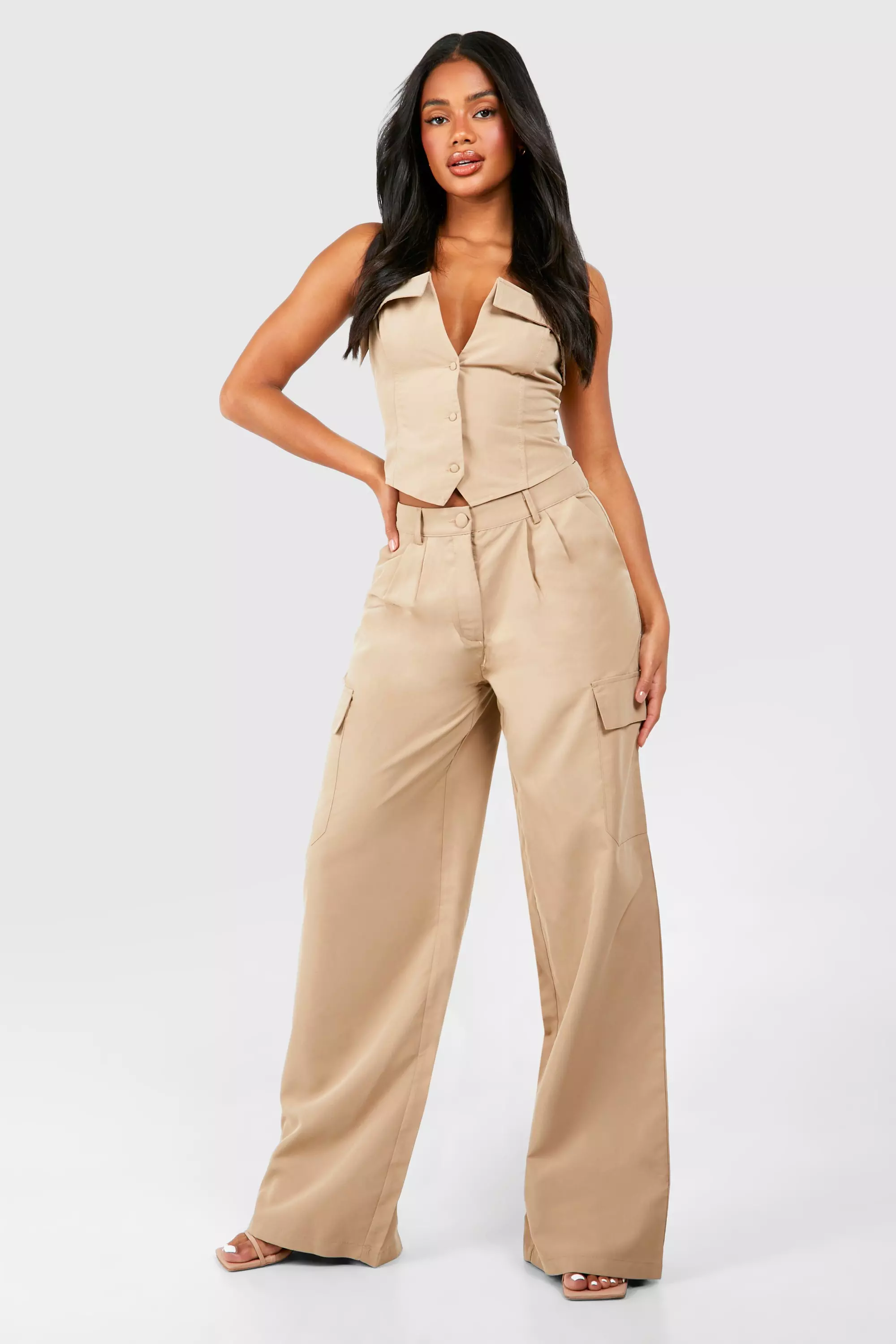 Stone V Button Front Corset alternative image