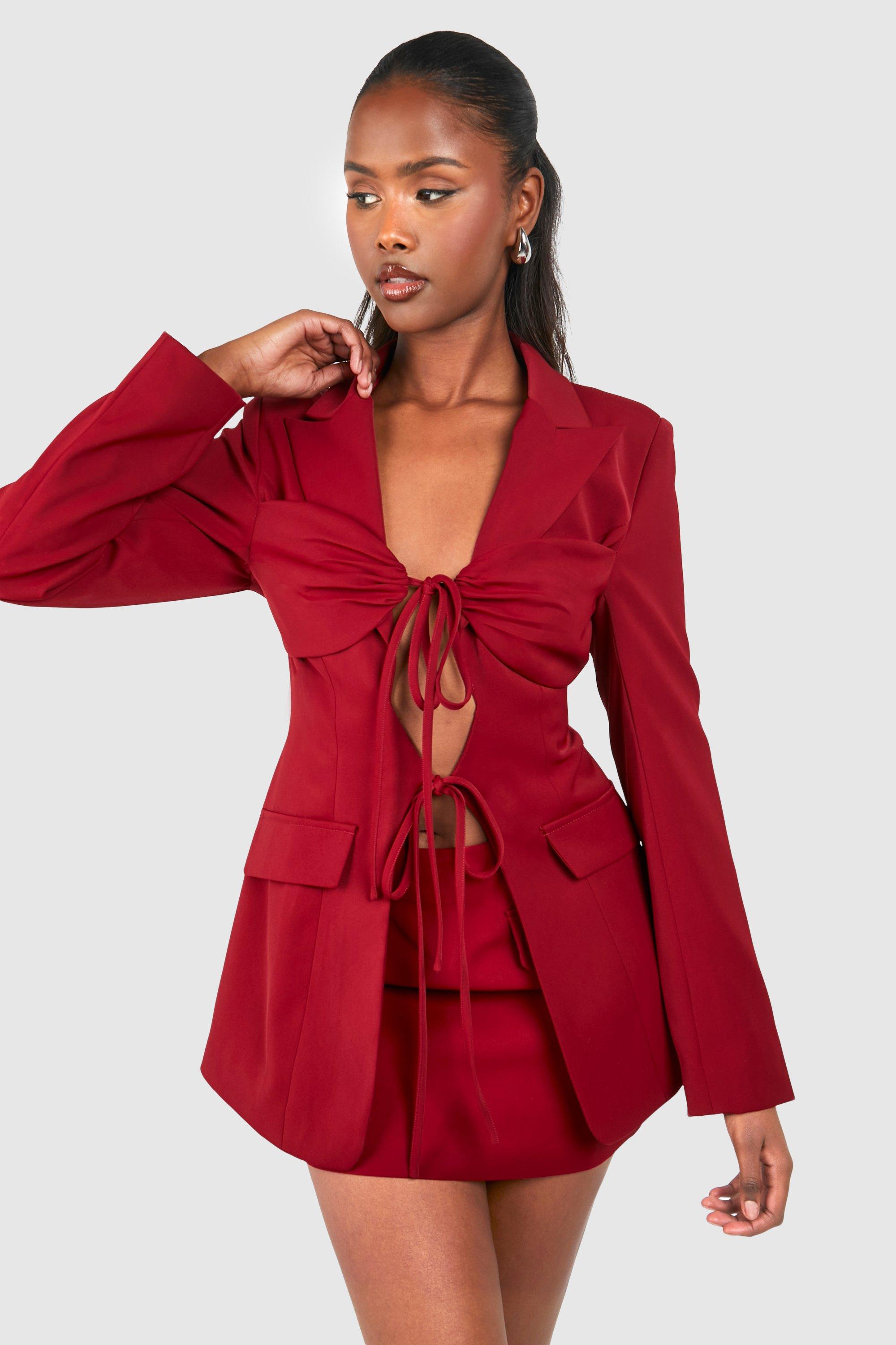 Cherry 2024 red blazer