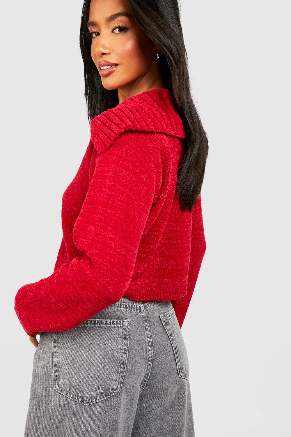 Petite hotsell red cardigan