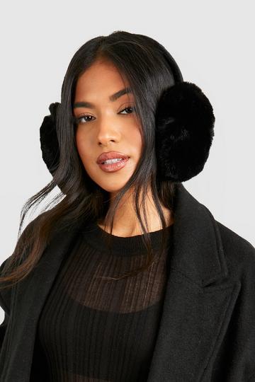 Soft Fluffy Earmuff black