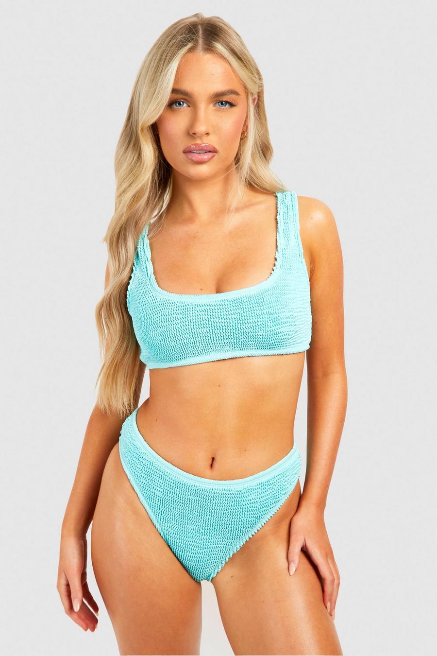 Aqua All Scoop O-Ring Plunge Bikini Top