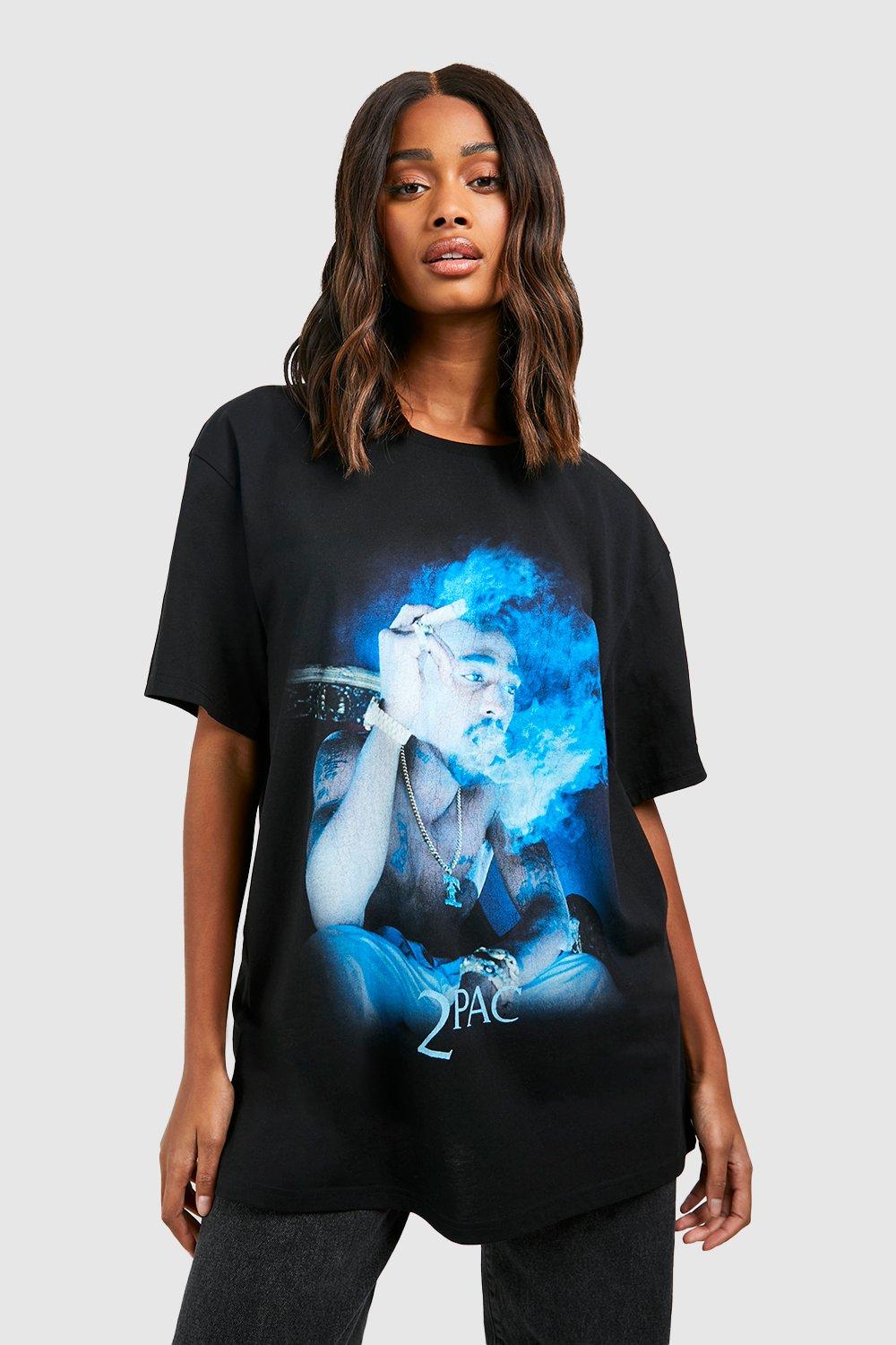 tupac t shirt boohoo