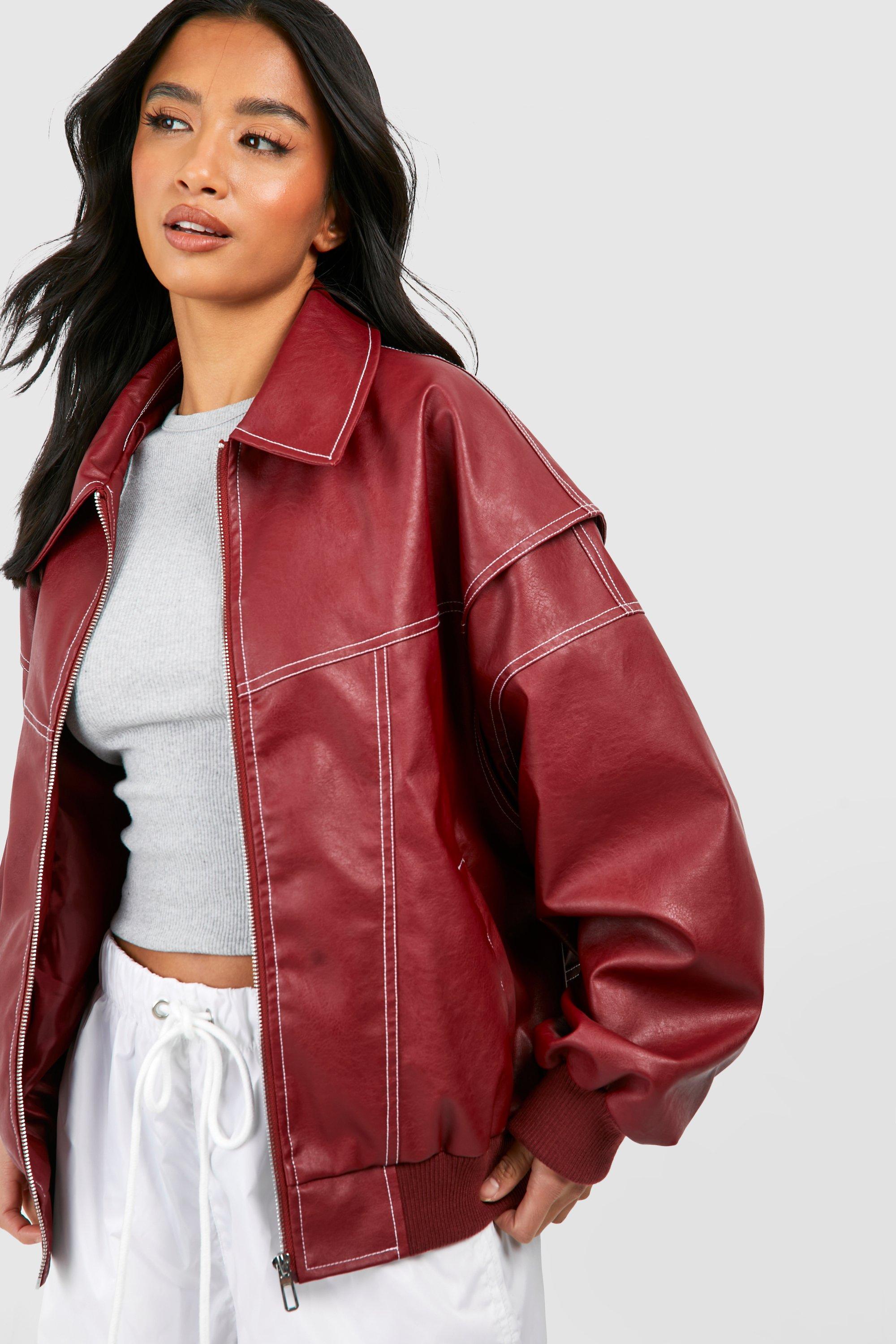 Petite red jacket sale