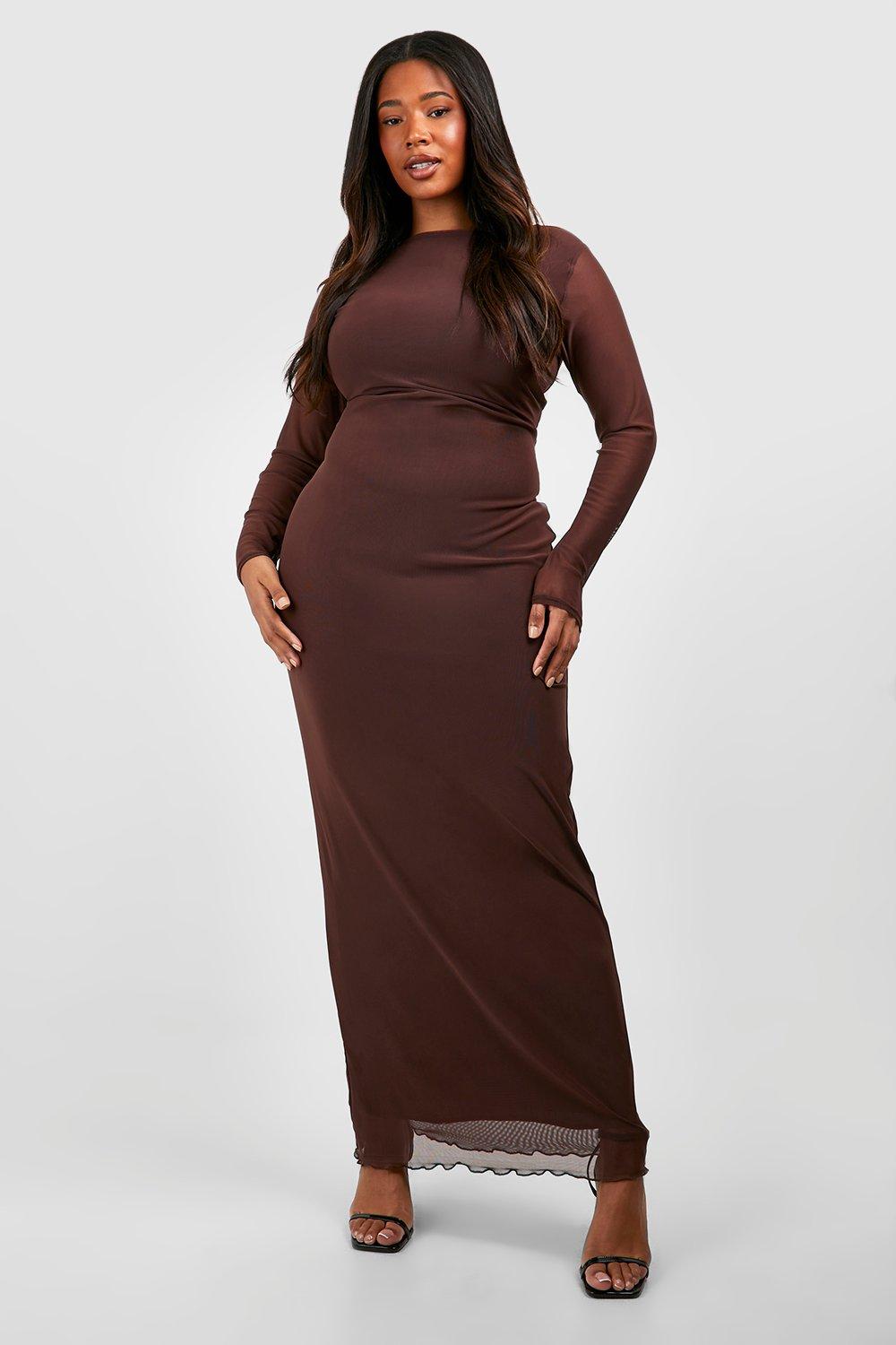 Boohoo evening outlet dresses plus size