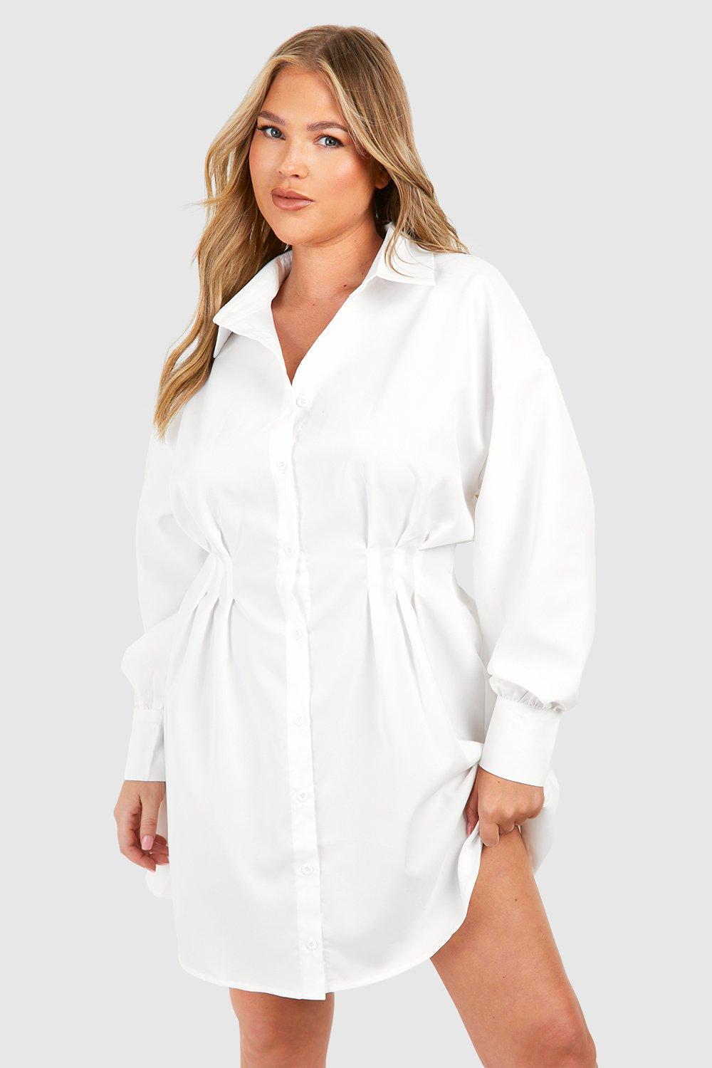 Grande taille Robe chemise cintr e