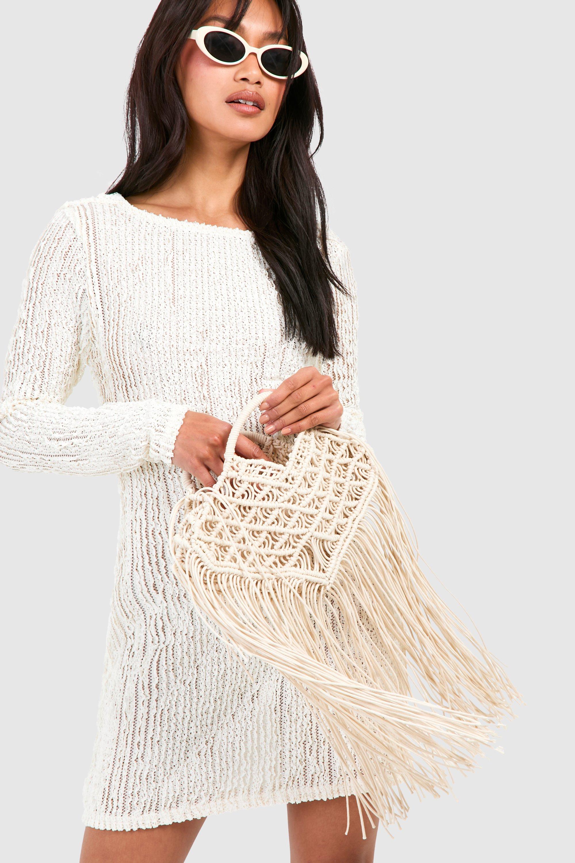 Fringe beach bag hotsell