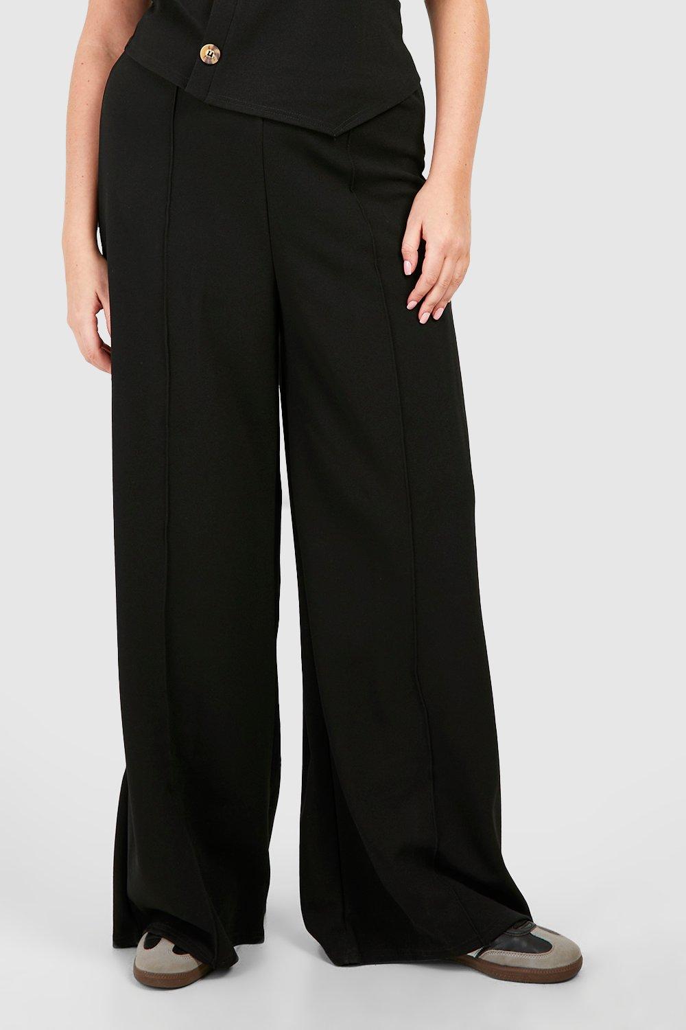 The Petite Sailor Palazzo Pant in Twill