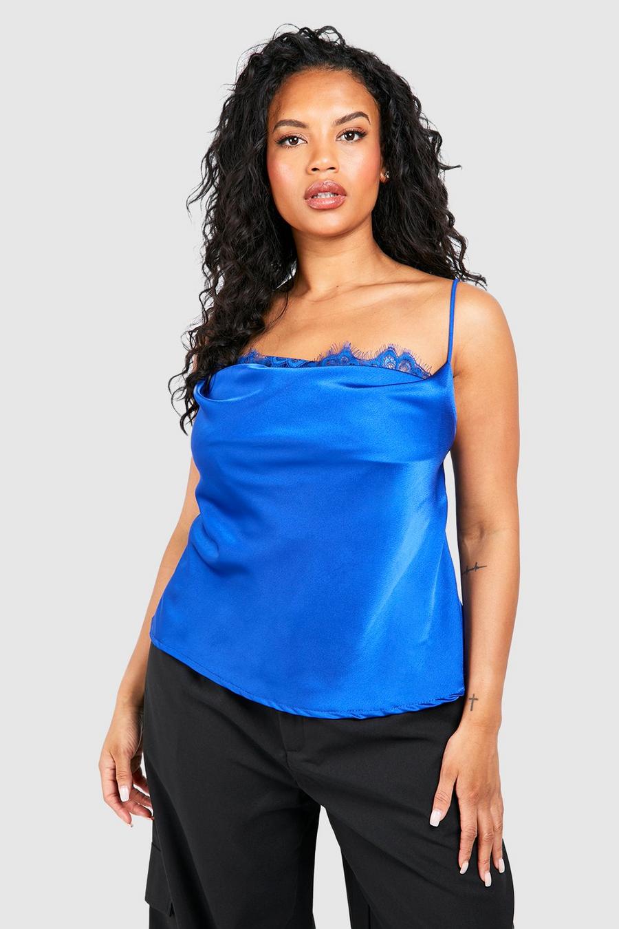 V Neck Satin Cami Top - MORE COLOURS – Style Crowd