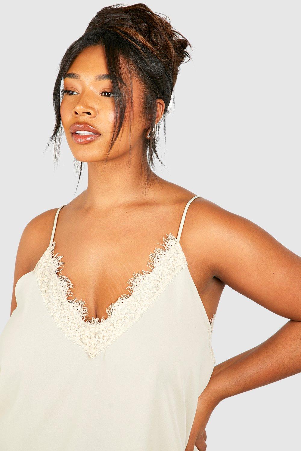 Free People Come Around Mesh Insert Cami Tank Top Black l ShopAA