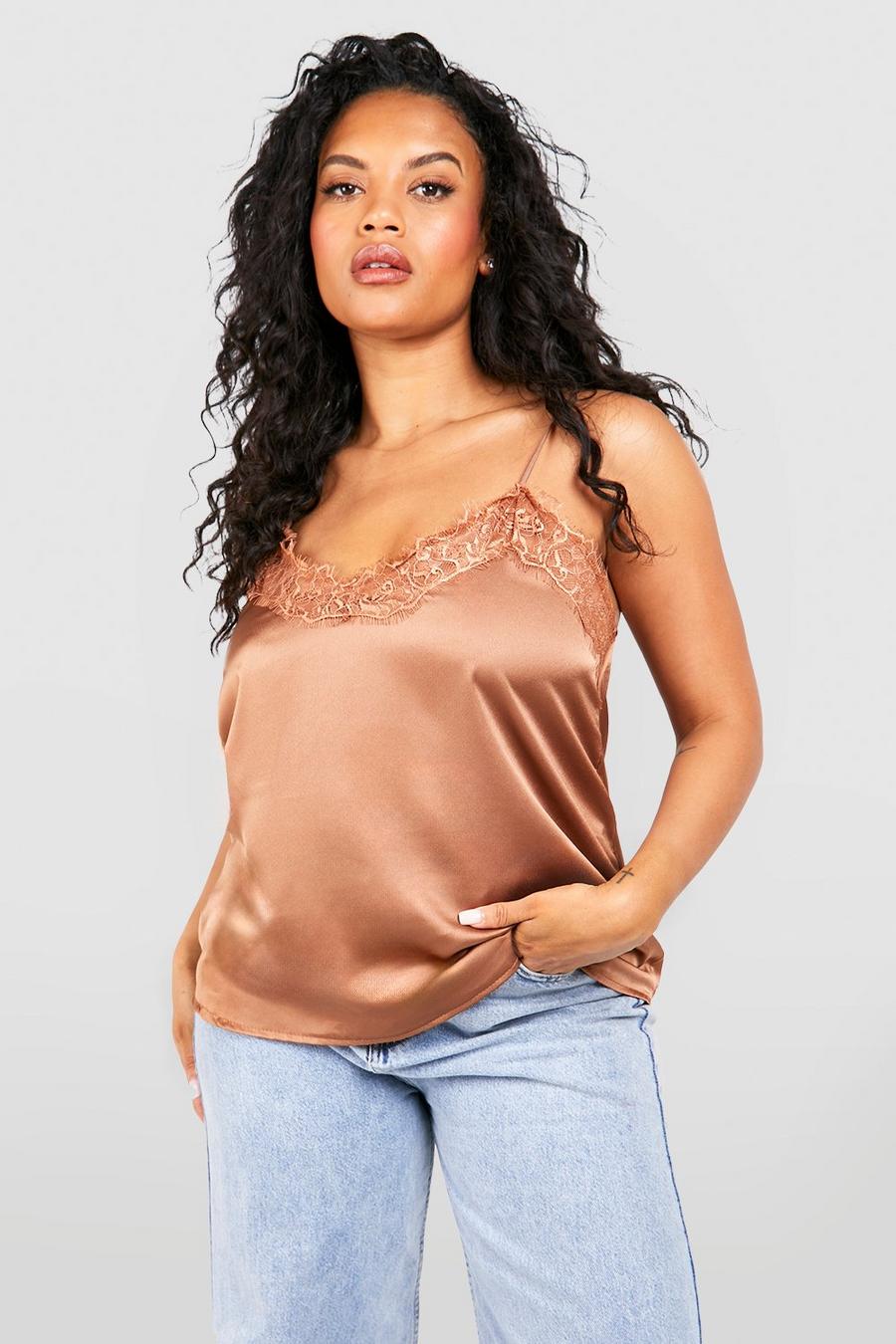 Contrast Lace Cami Top