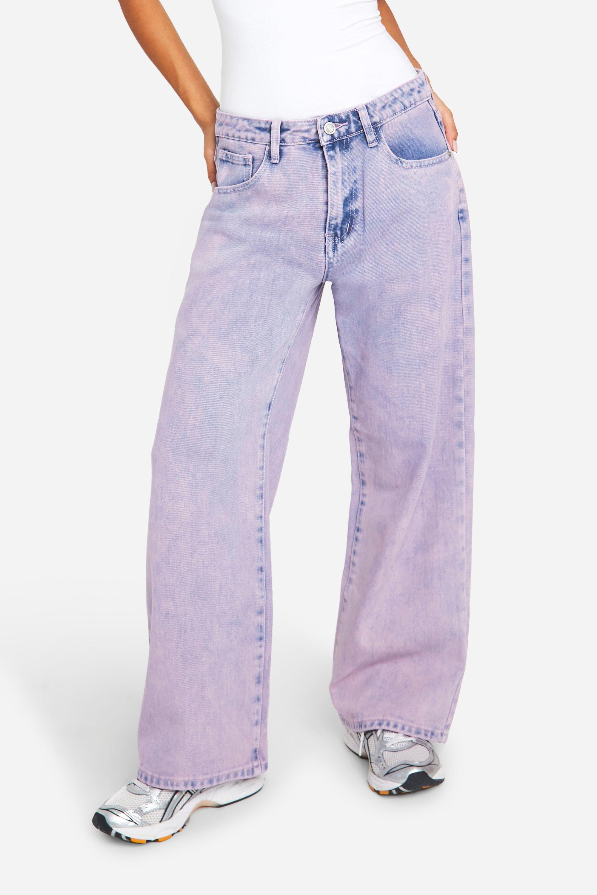 Pink Wash Straight Leg Jeans | boohoo USA Pink Wash Straight Leg Jeans | boohoo USA