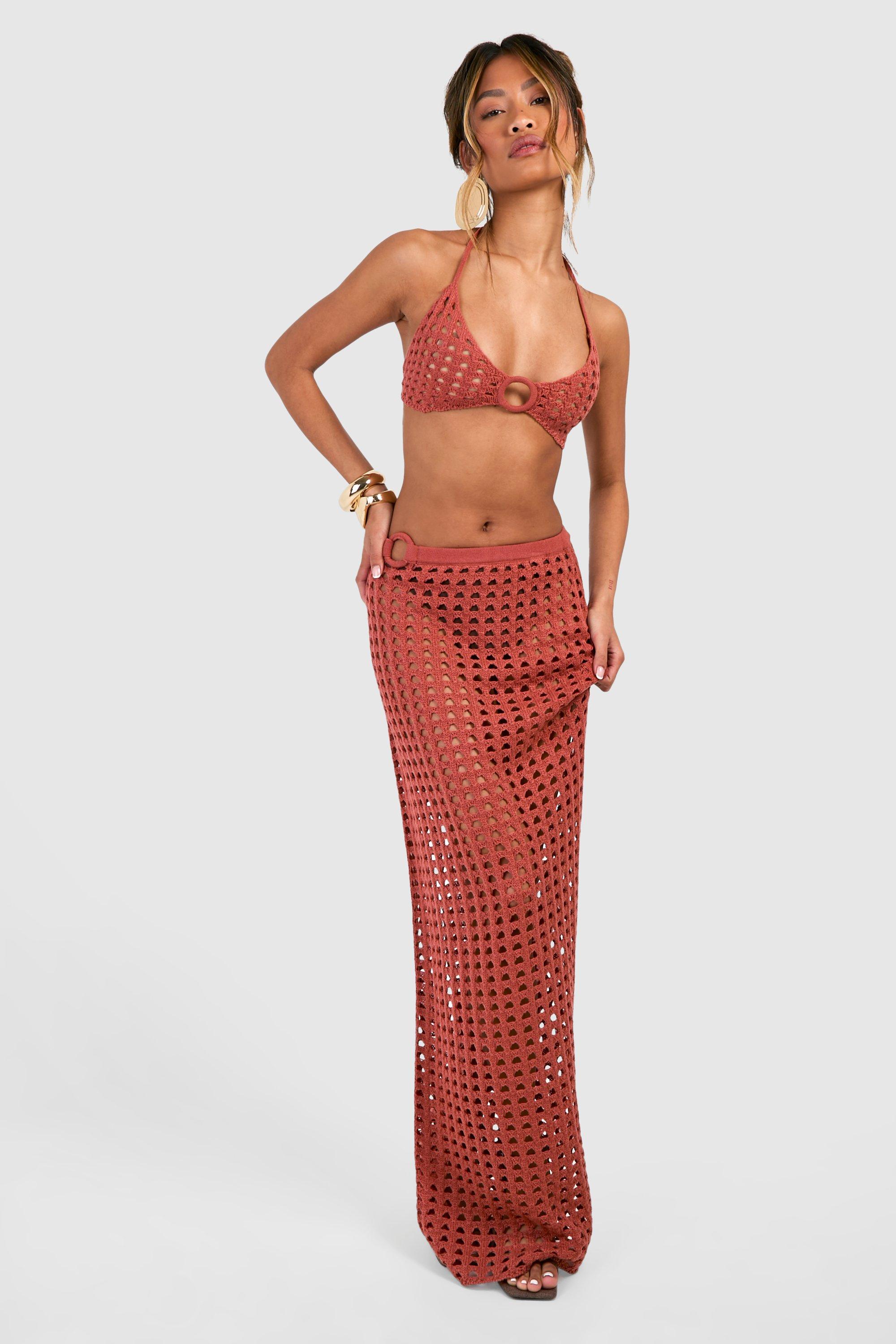 O Ring Crochet Bralette | boohoo USA