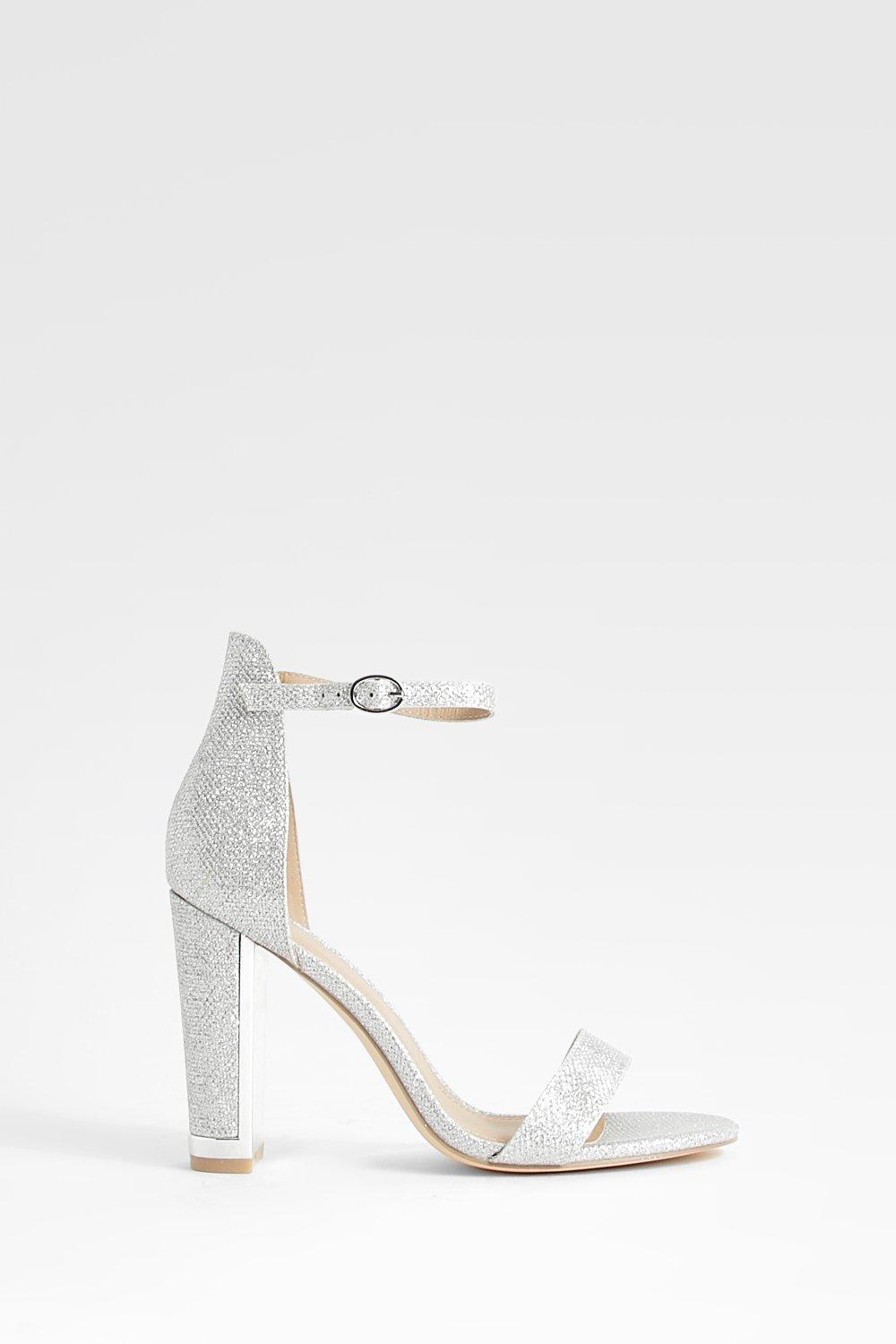 Clear 2 best sale part block heels