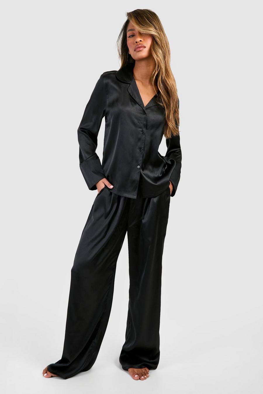 Oversize Pyjama-Set, Black